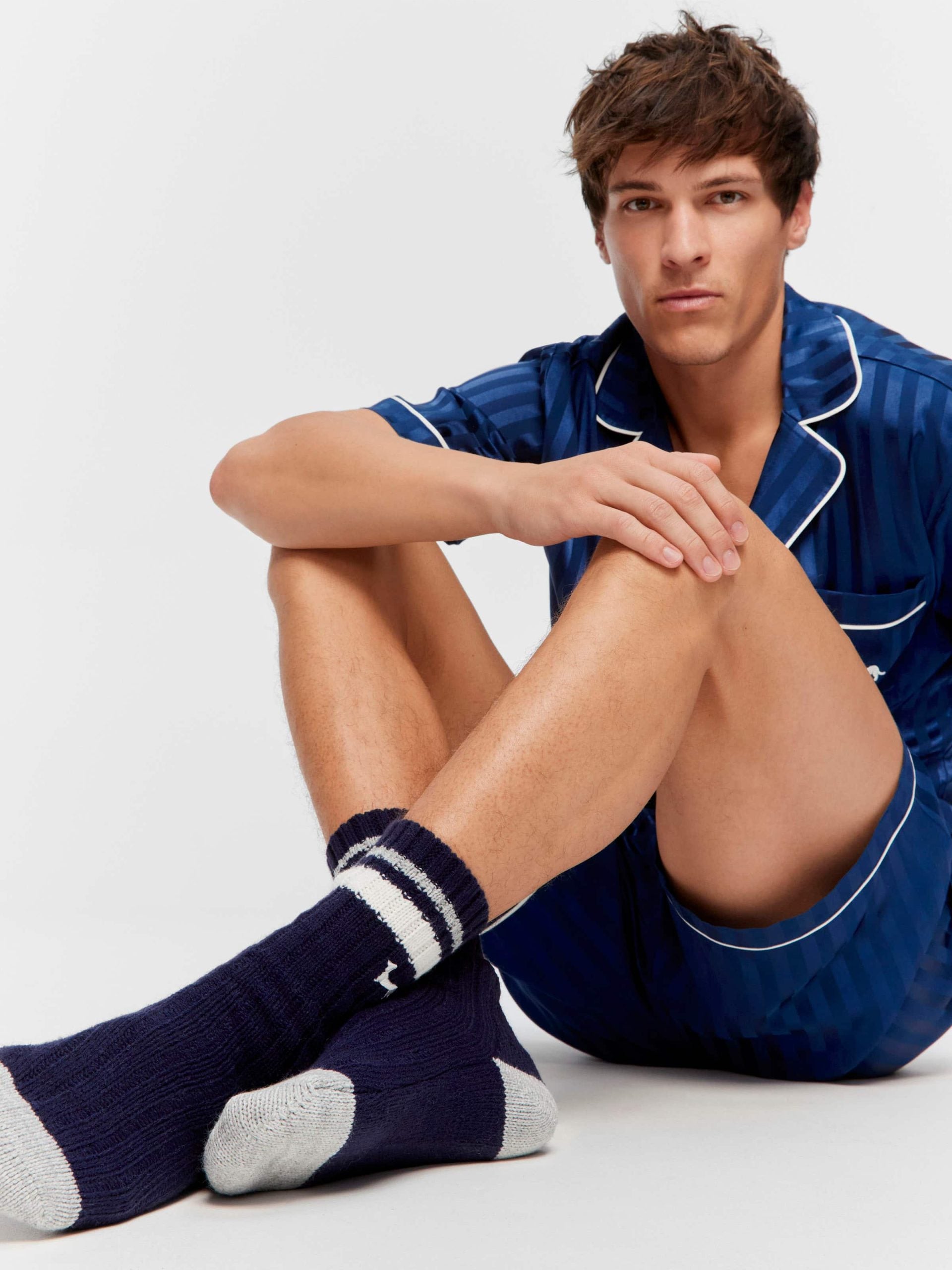 Navy Rib Sock navy image 0