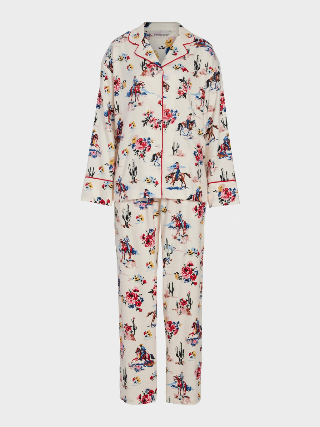 Cowboy Bamboo Flannelette Classic Pj Set Multi image 4