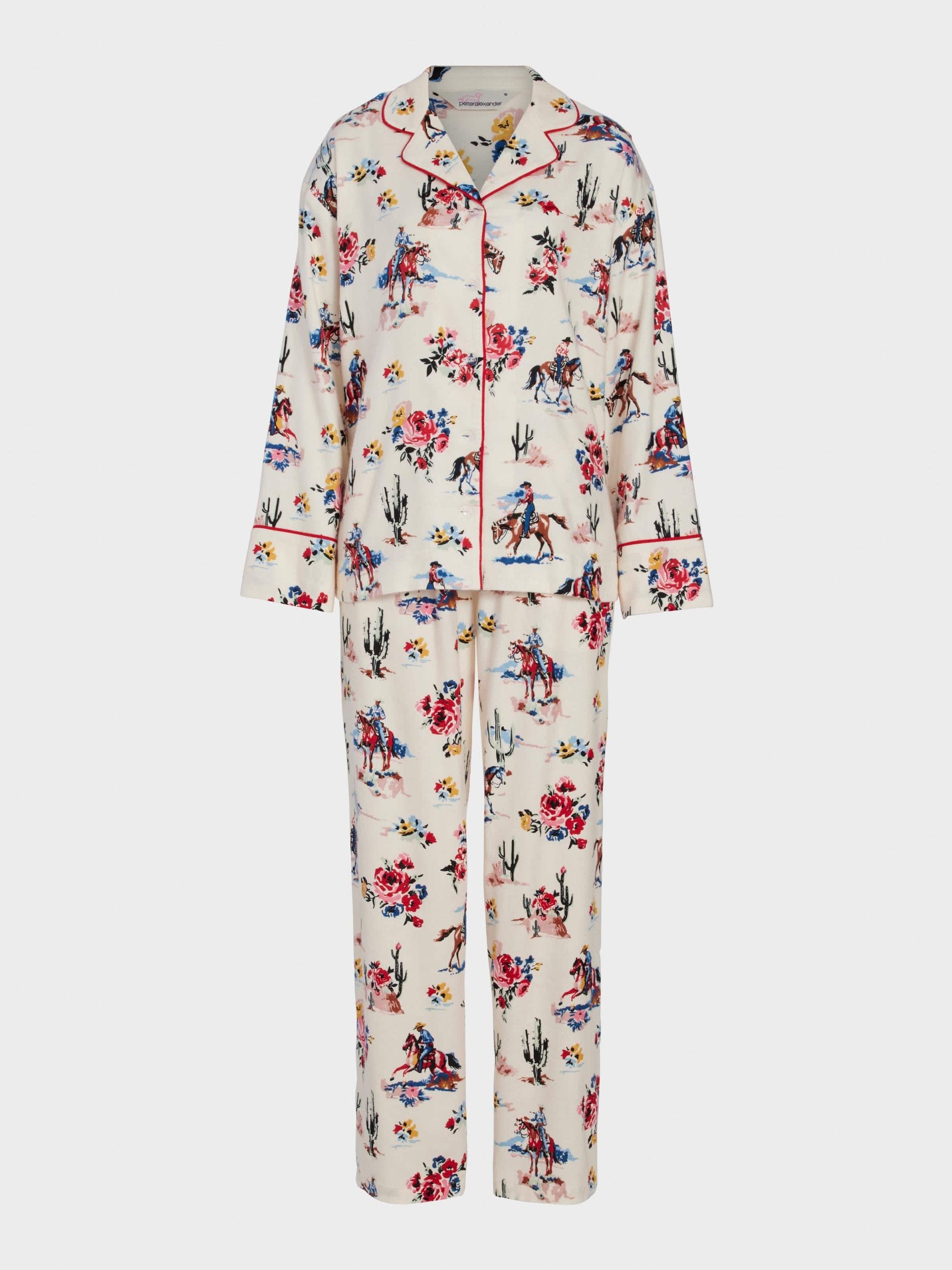 Cowboy Bamboo Flannelette Classic Pj Set Multi image 4