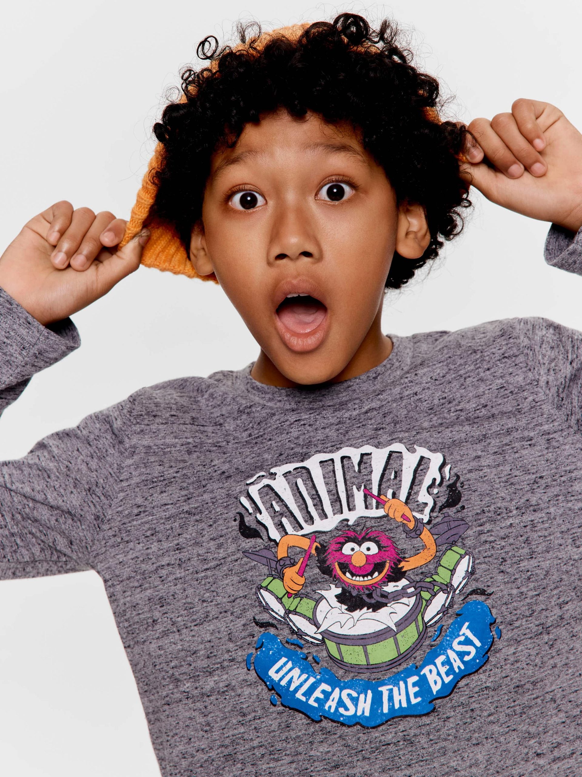 Boys Animal Muppet Long Pj Set multi image 0