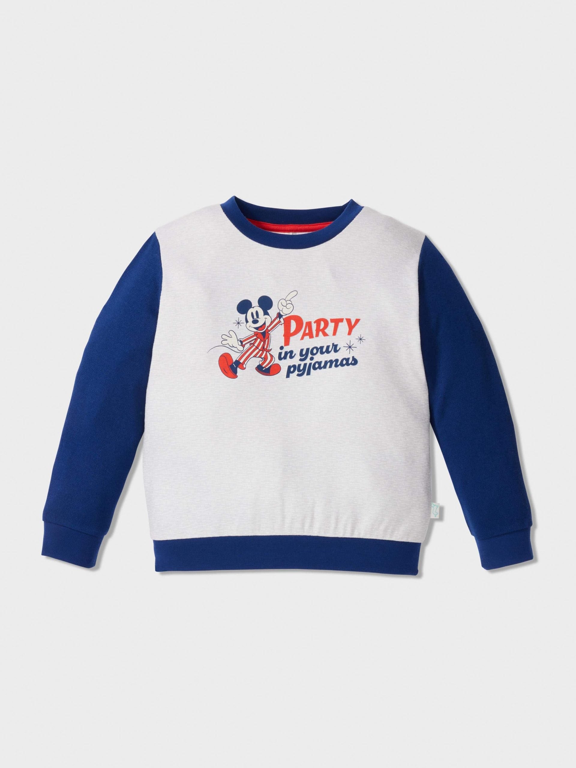 Jnr Boys Disney Mickey Long Pj Set Multi image 4