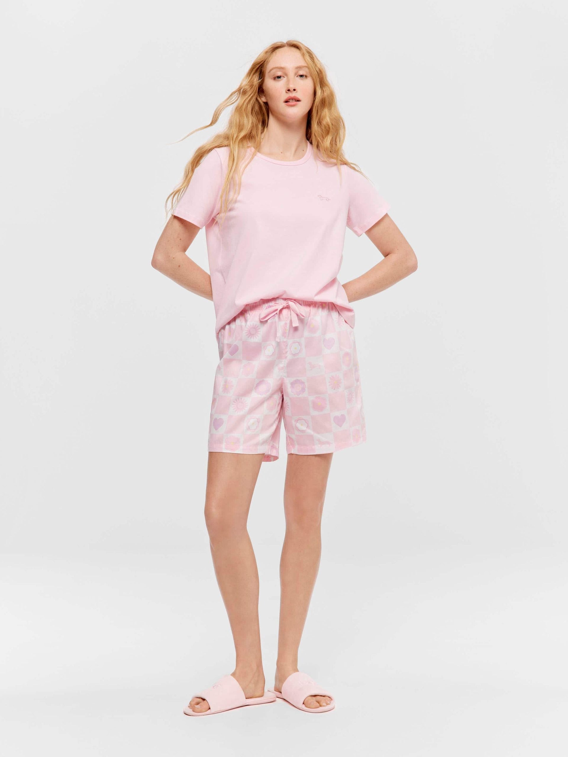 Penny Check Floral Pj Set multi image 2