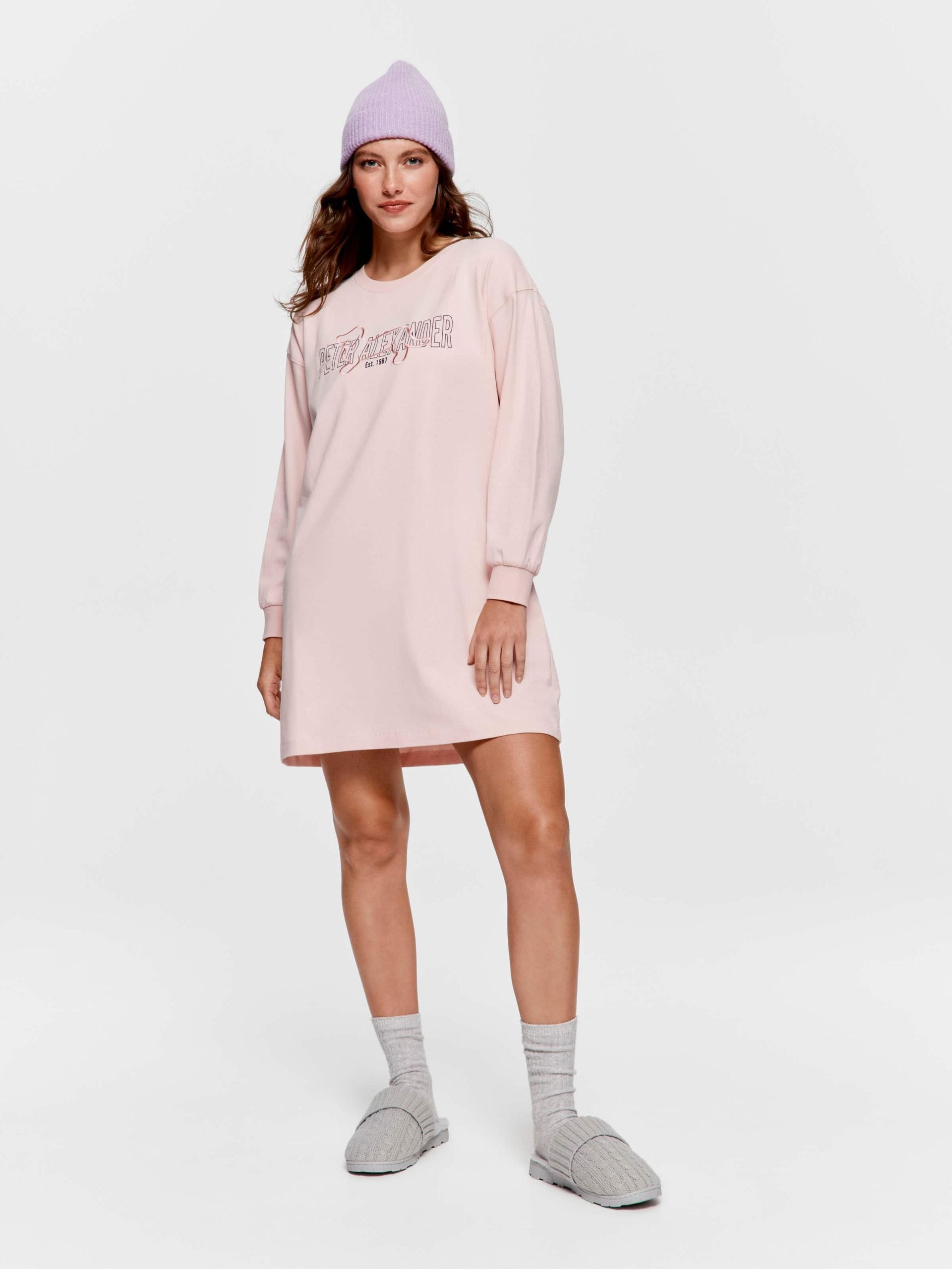 Heritage Long Sleeve Nightie pink image 2