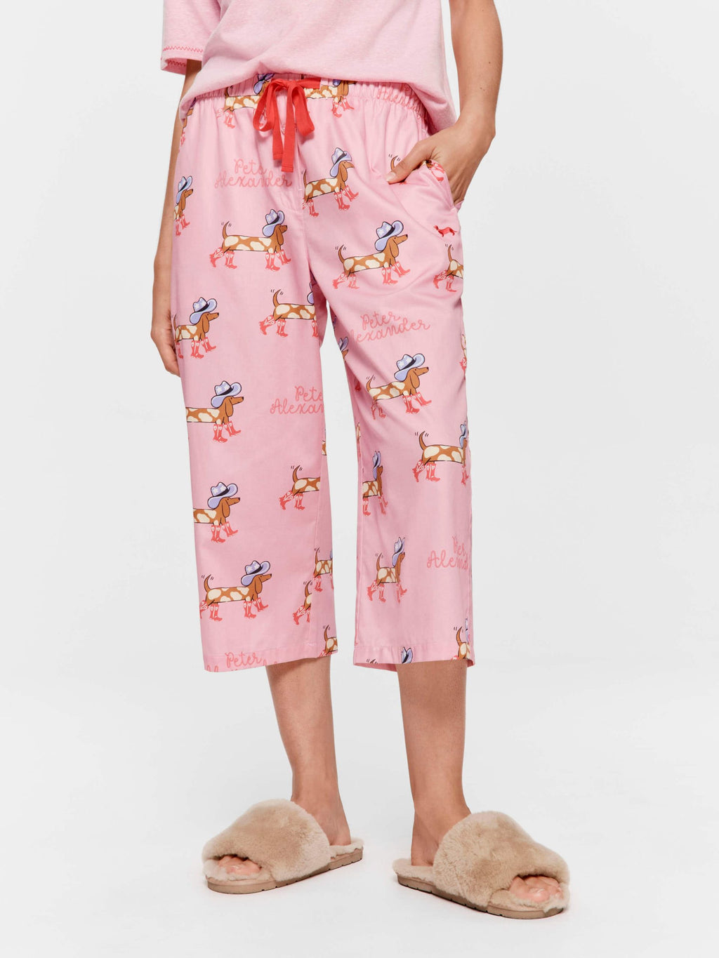 Cowdog 100% Cotton 3/4 Pj Pant Multi image 0