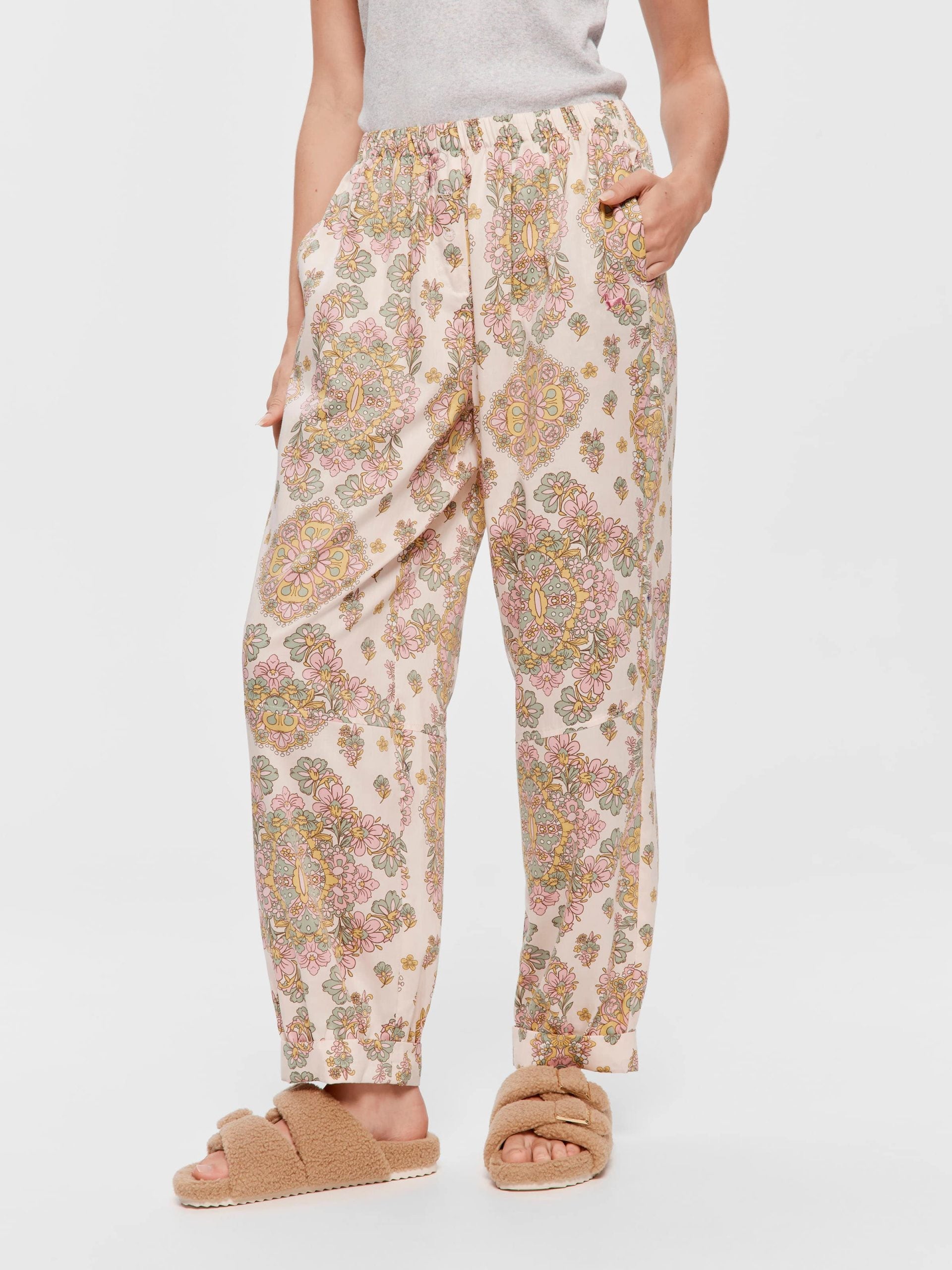 Gypsy Floral Long Pj Pant multi image 2