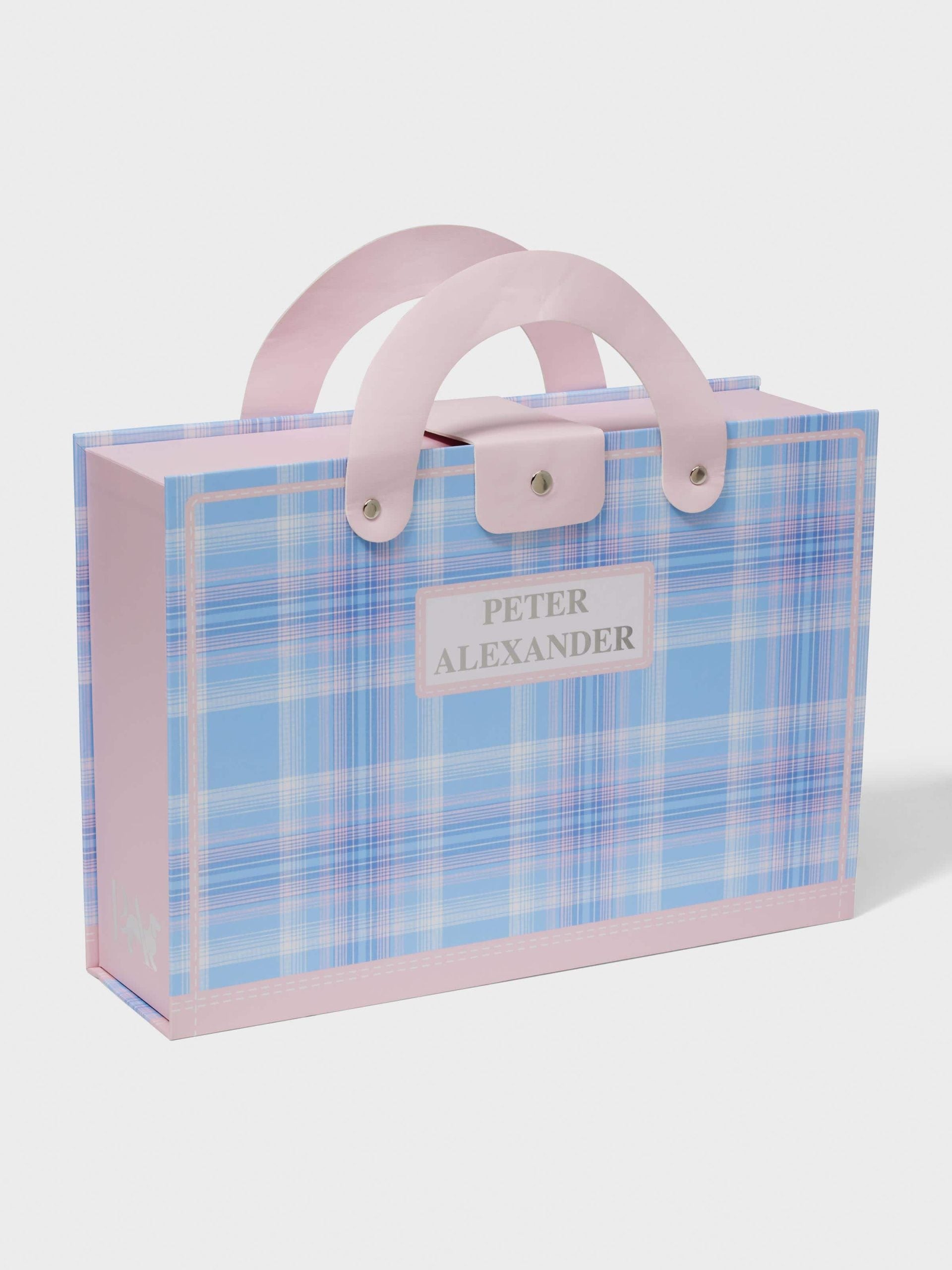 Blue Check Flannelette Classic Pj Set multi image 5