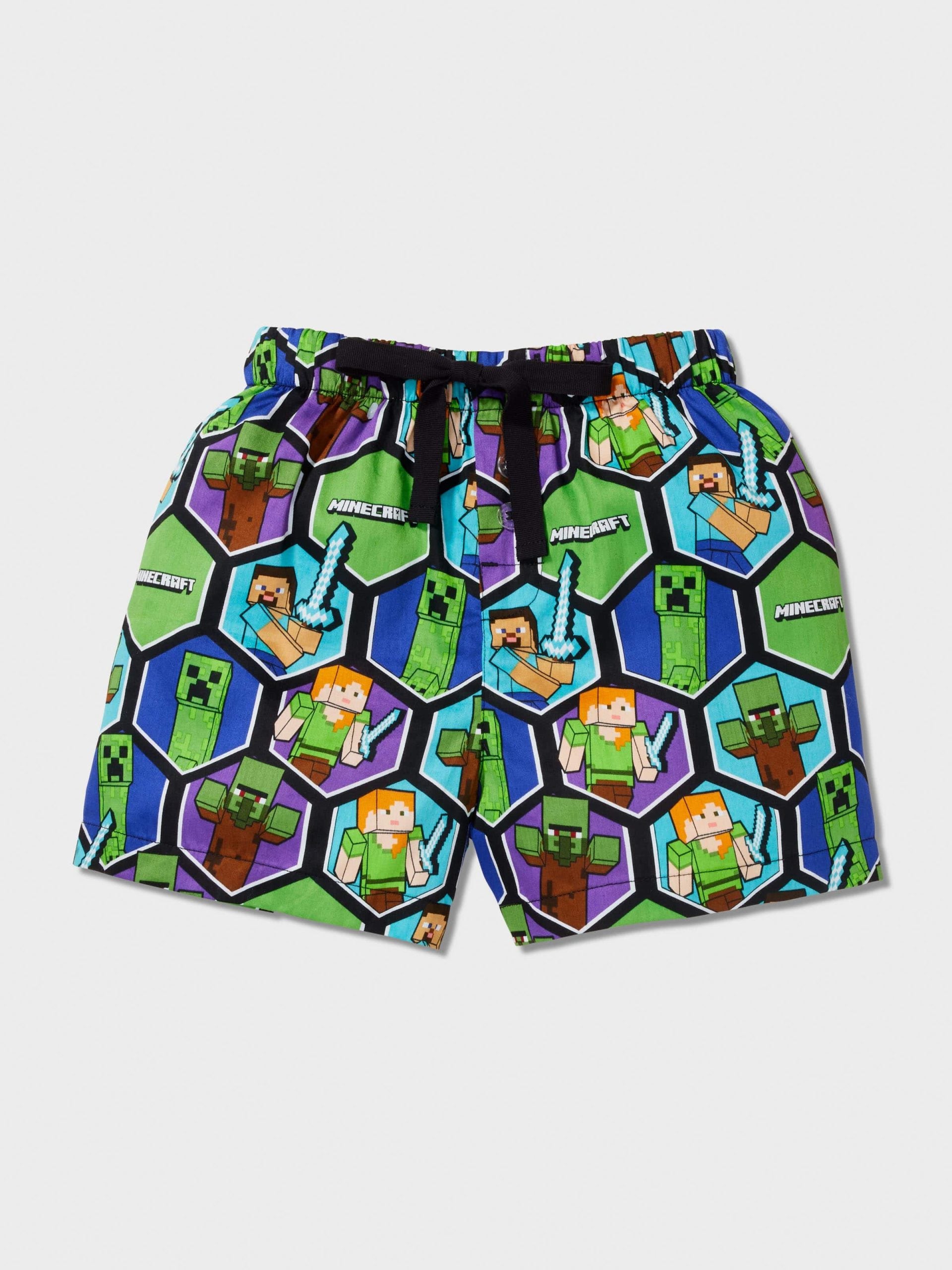 Jnr Boys Minecraft Pj Set multi image 1