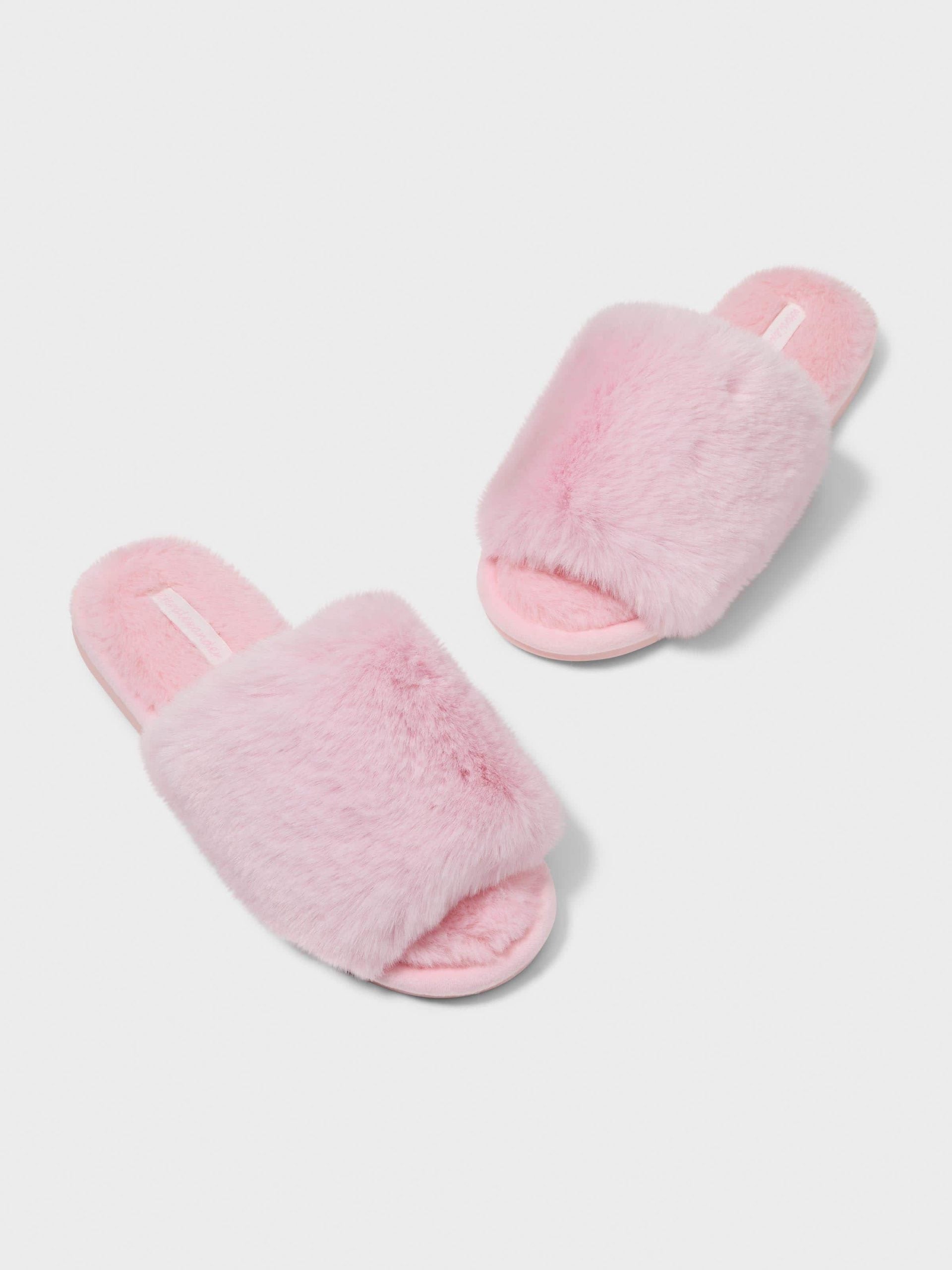 Luxe Fur Slide pink image 0