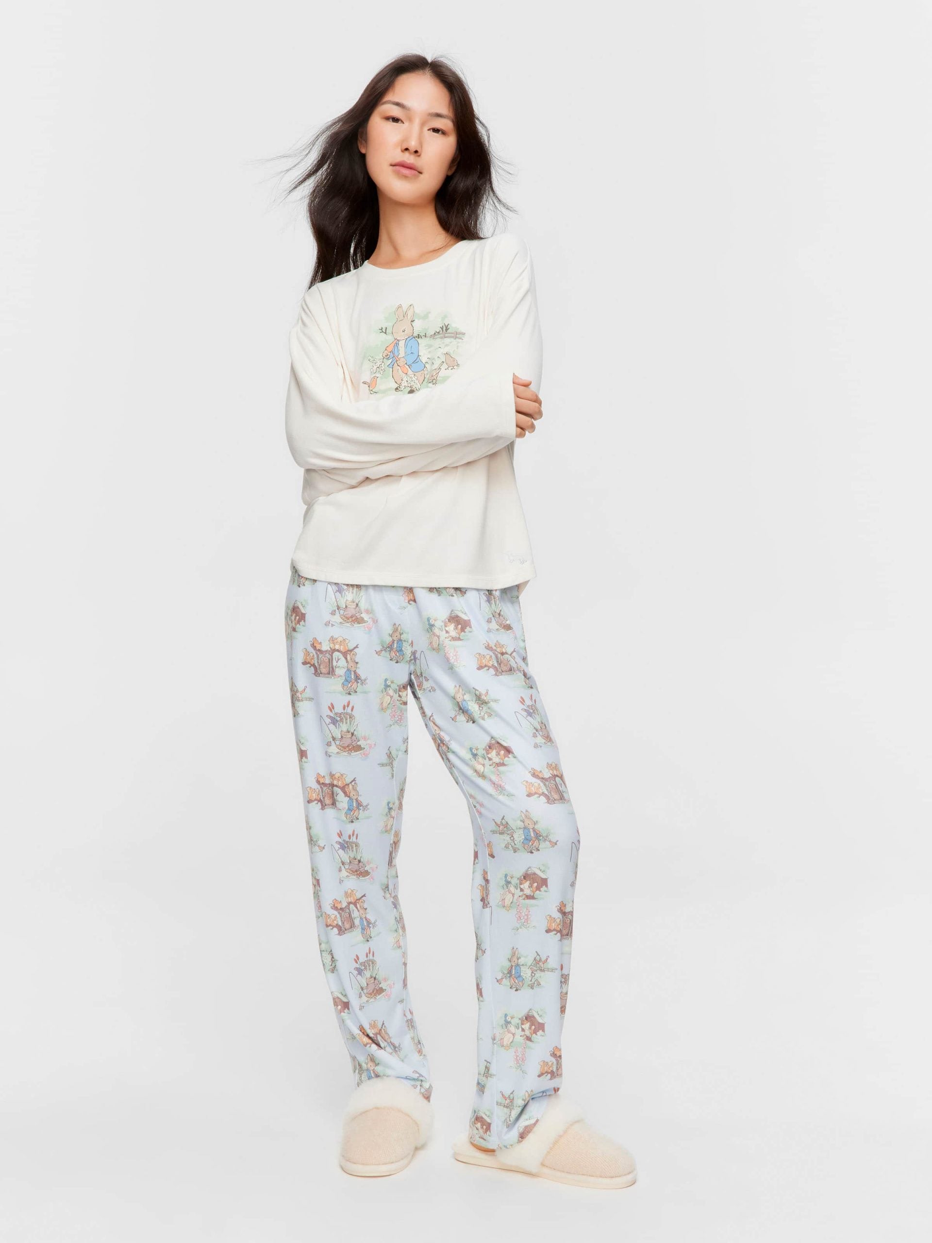 Peter Rabbit Plush Long Sleeve Top pink image 2
