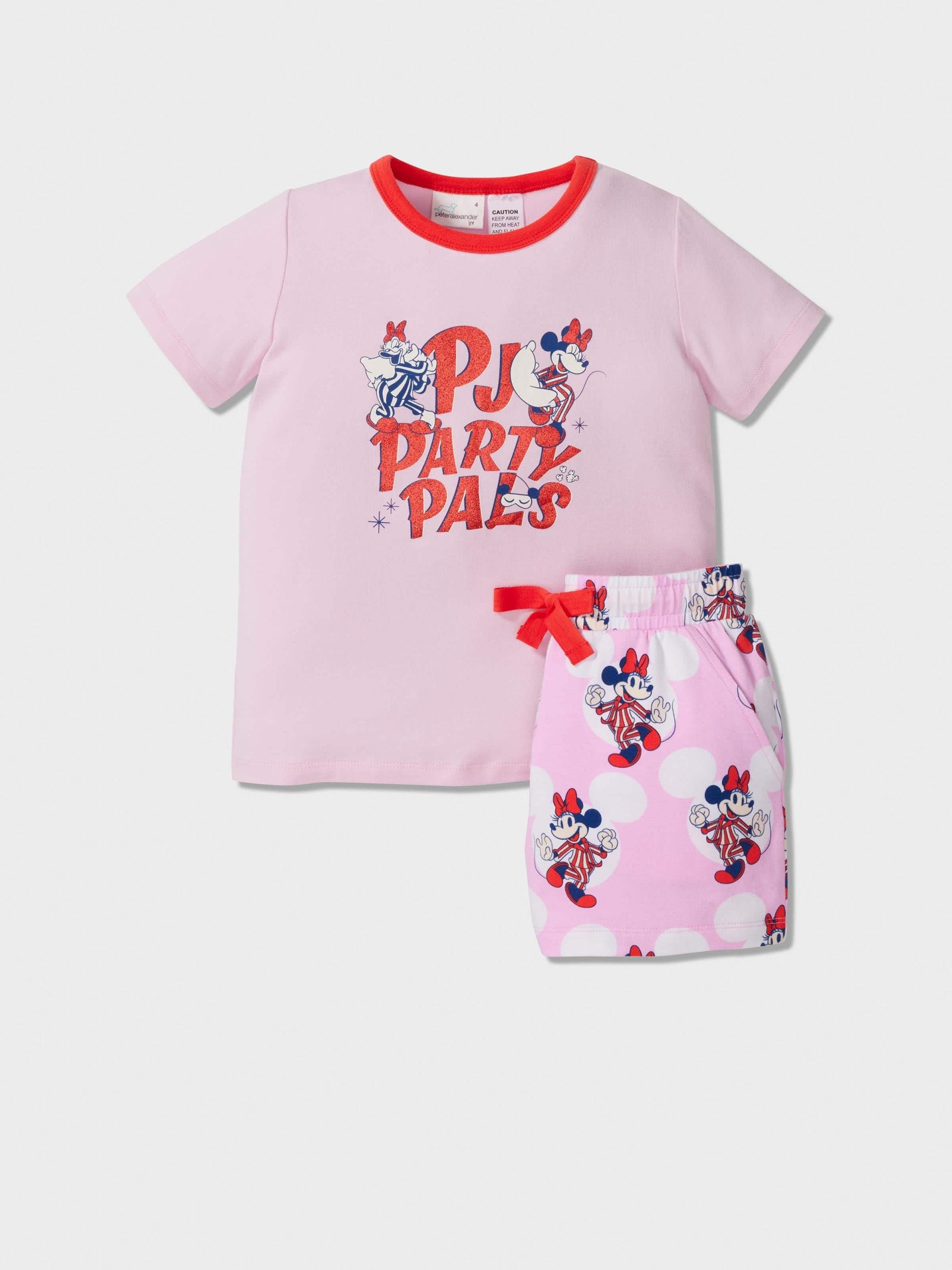 Jnr Girls Disney Minnie Short Pj Set Multi image 0