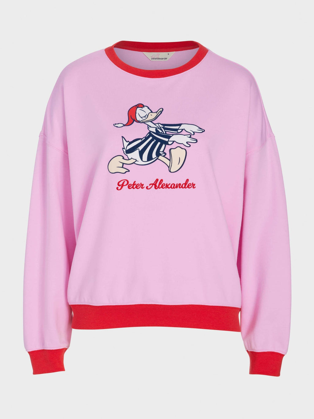 Sleepy Donald Duck Sweater Pink image 3