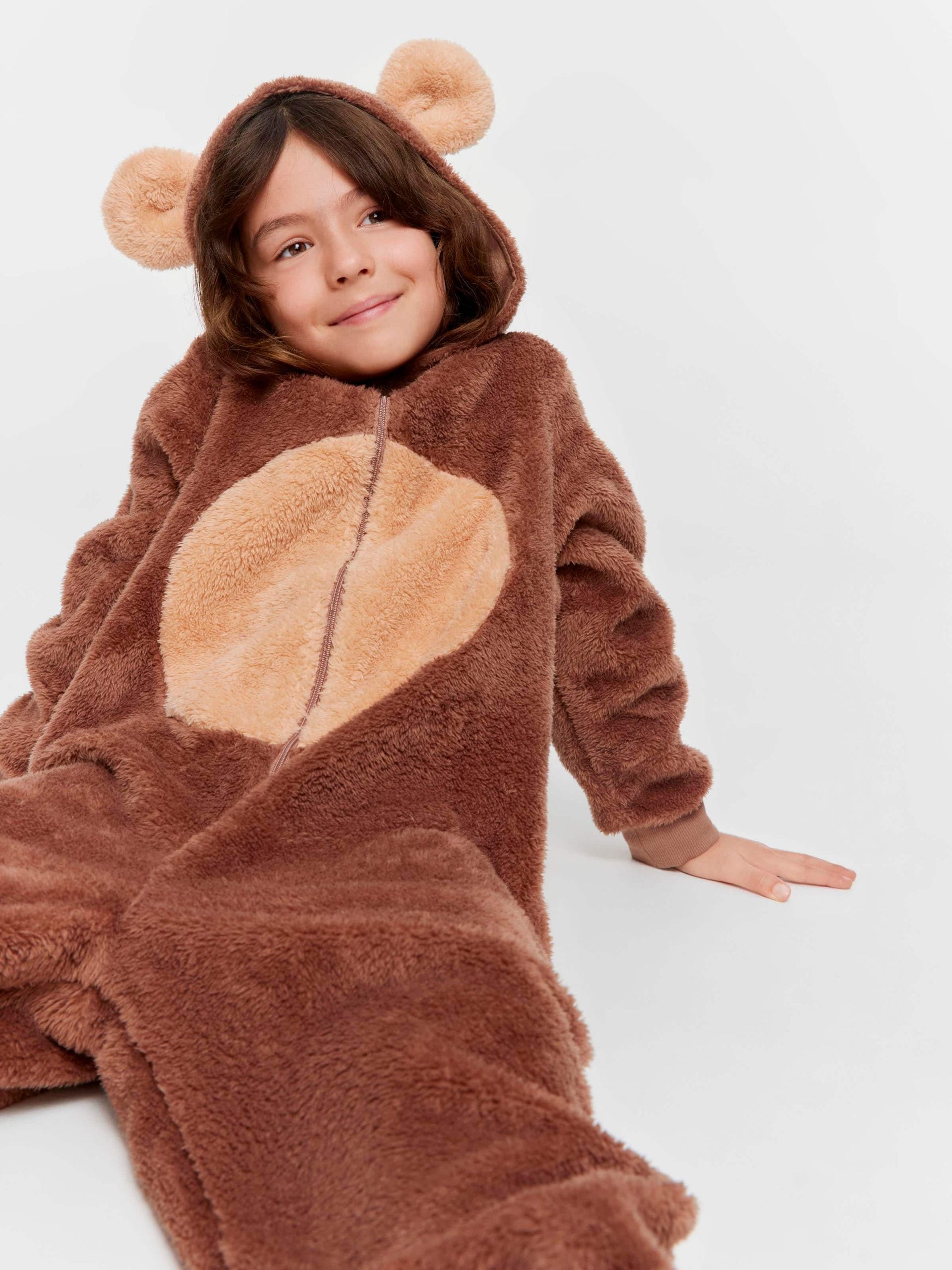 Jnr Kids Bear Onesie multi image 2