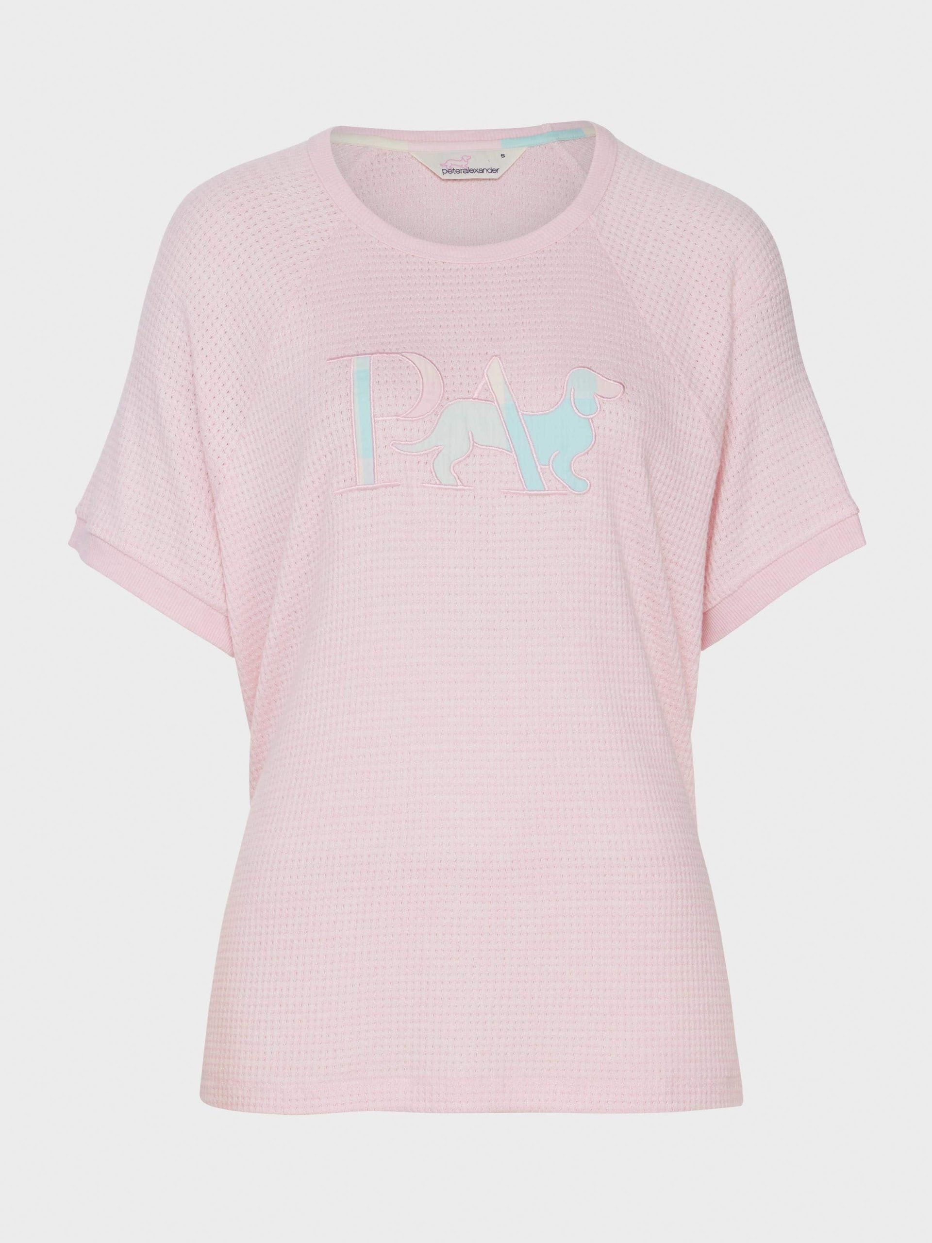 Buffalo Logo Waffle Oversized Tee pink image 3