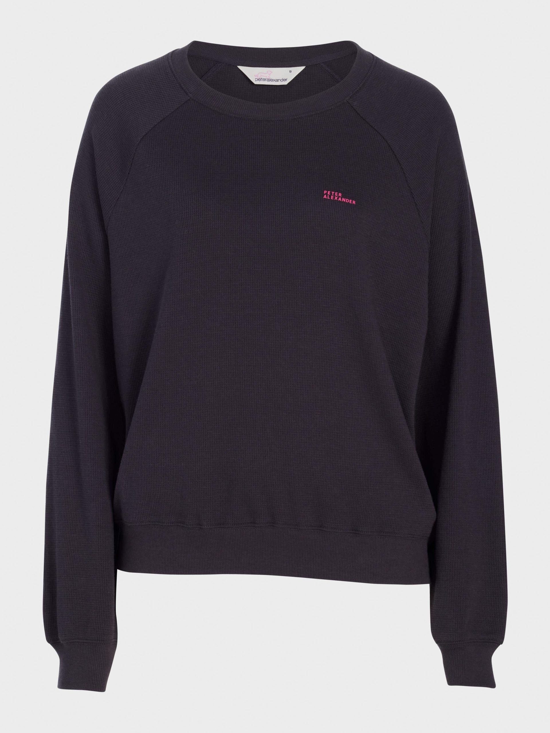 Waffle Sweater charcoal image 3