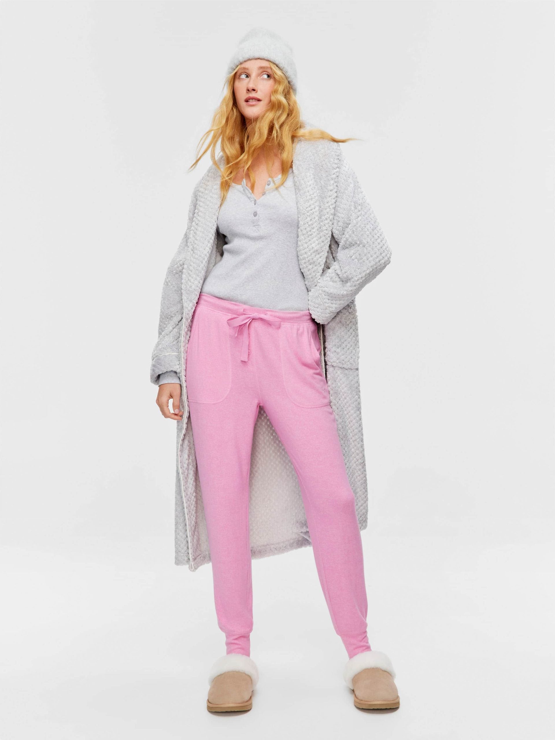 Fuzzy Easy Pj Pant pink image 0