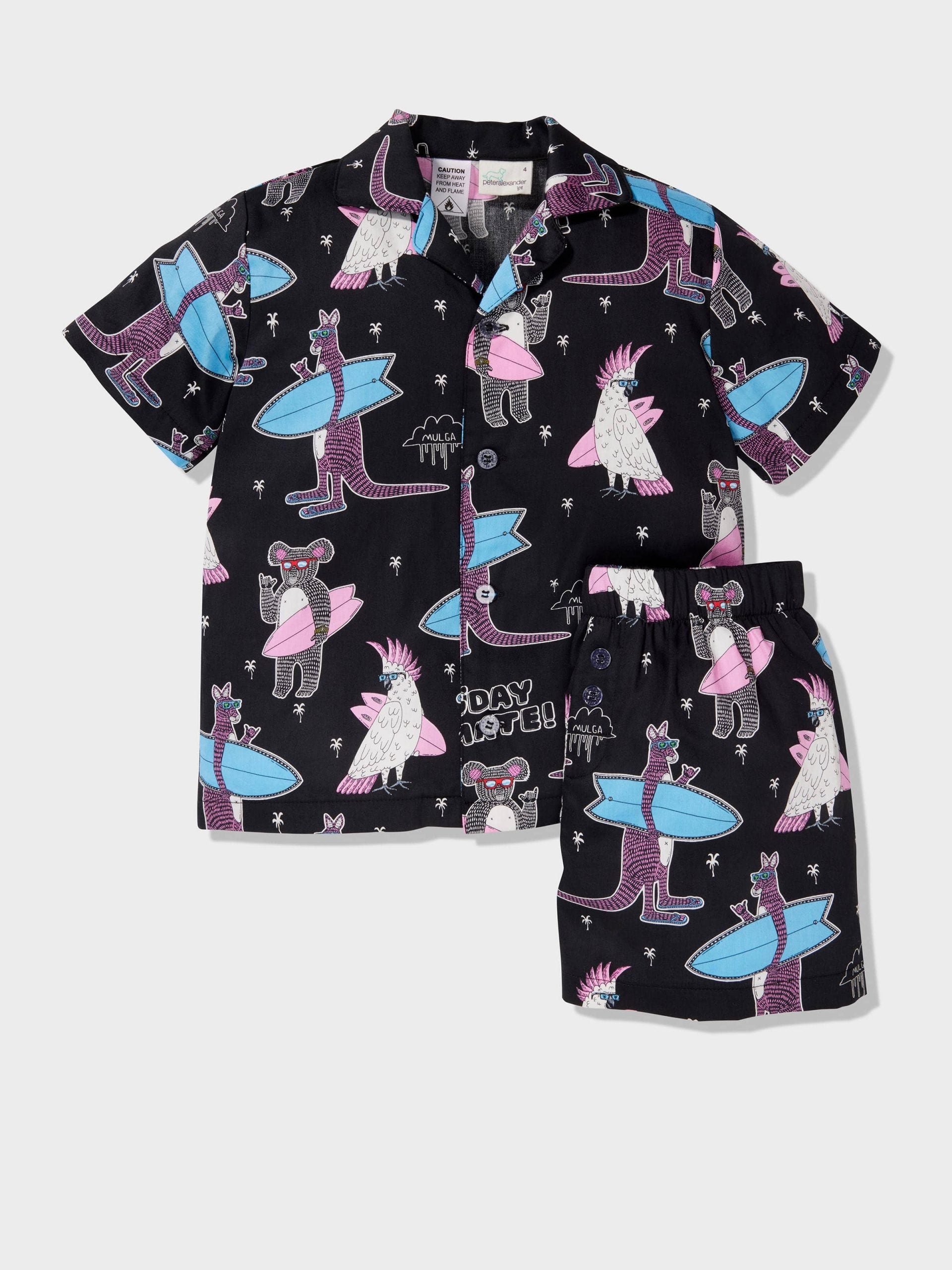 Jnr Boys Mulga Print Pj Set multi image 0