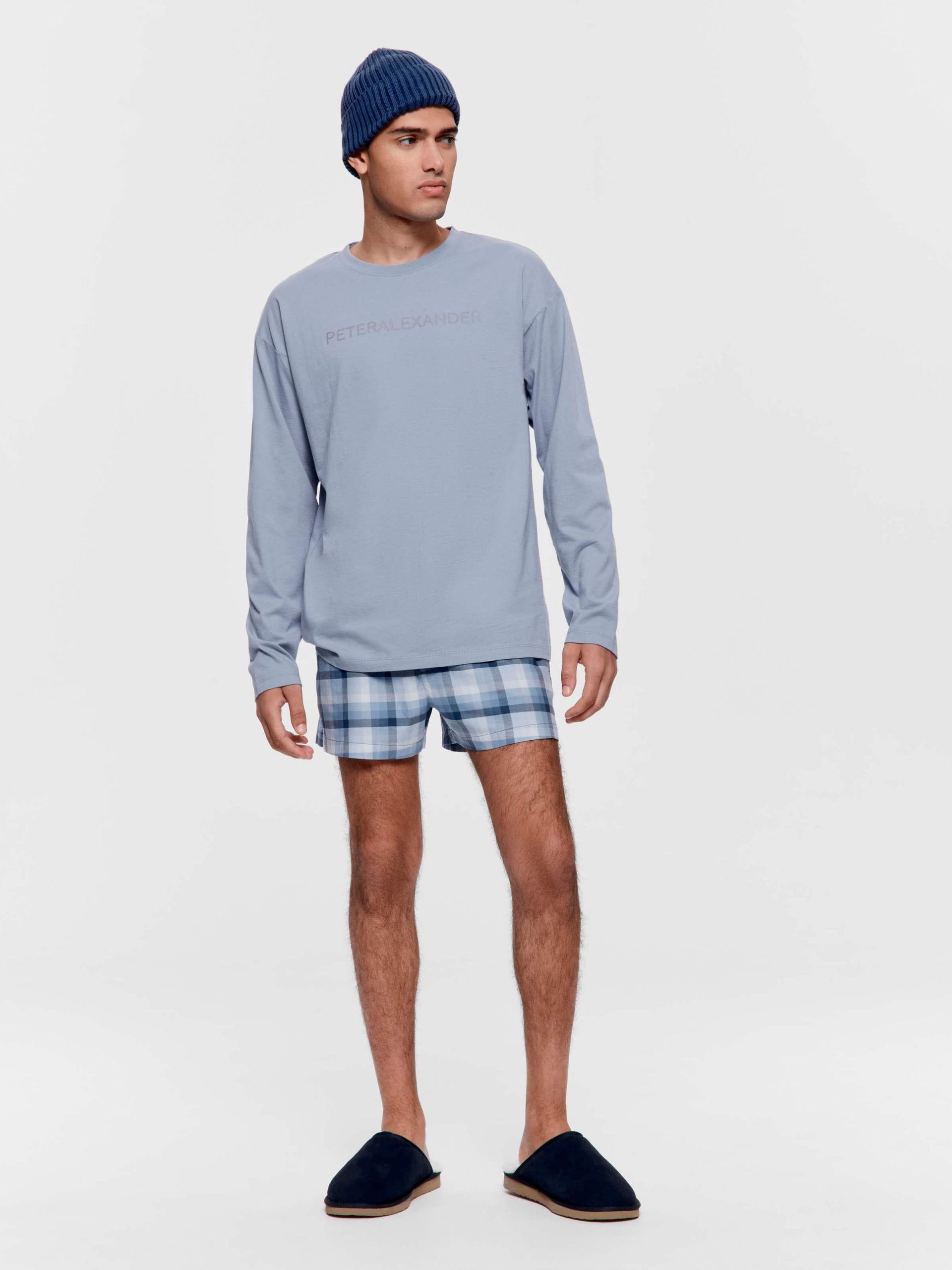 P.A Long Sleeve Raglan Top blue image 2