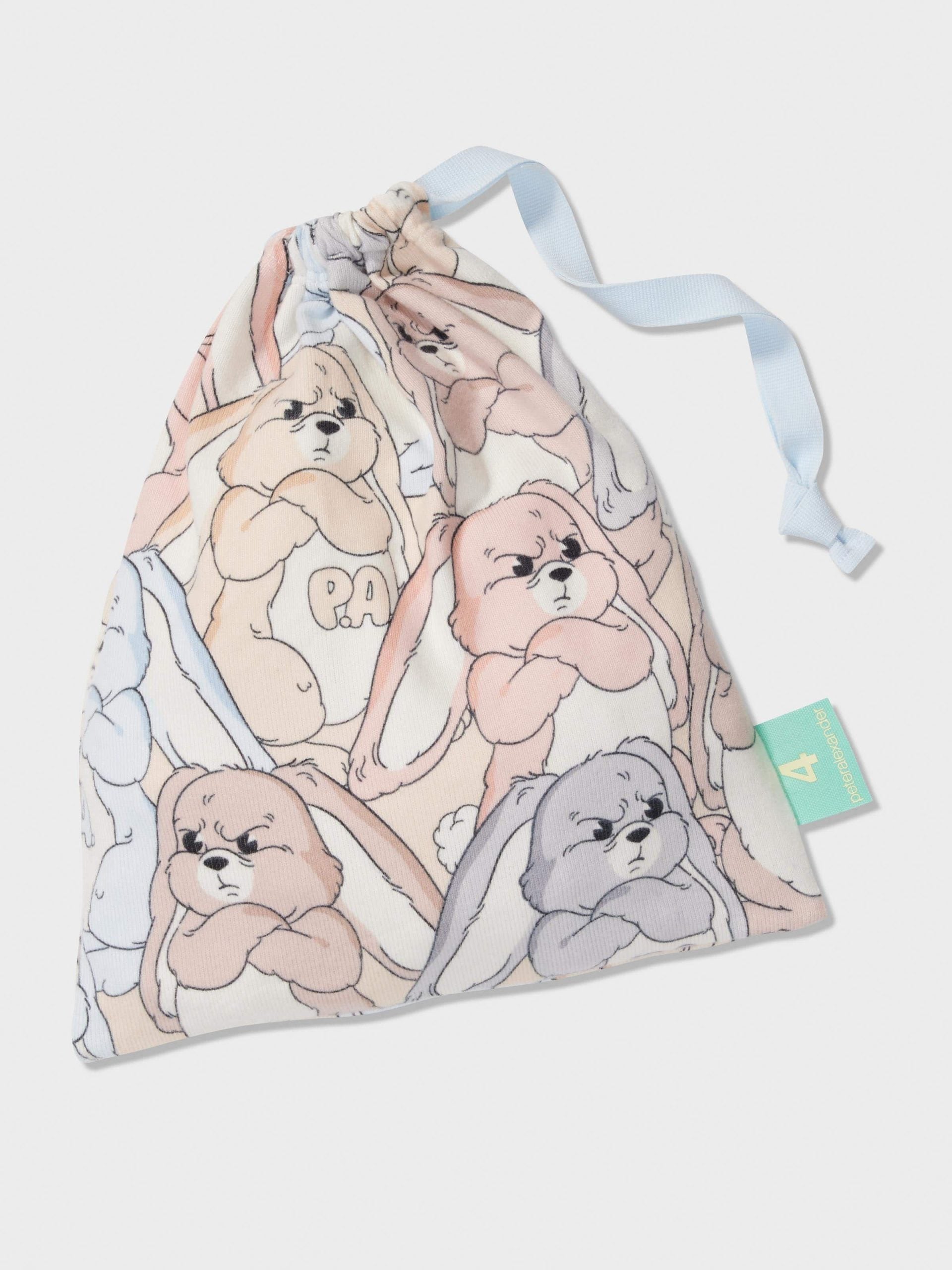 Jnr Kids Grumpy Bunny Pj Set multi image 3