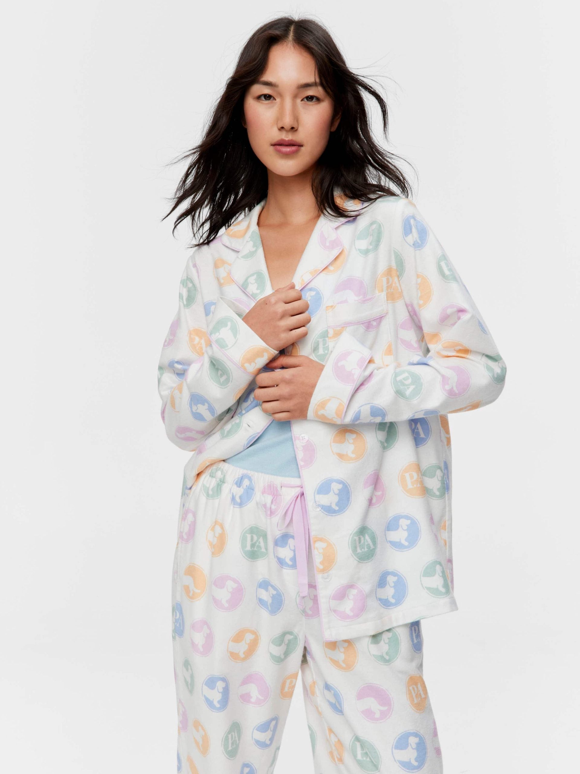 Penny Spot Classic Flannelette Pj Set multi image 1
