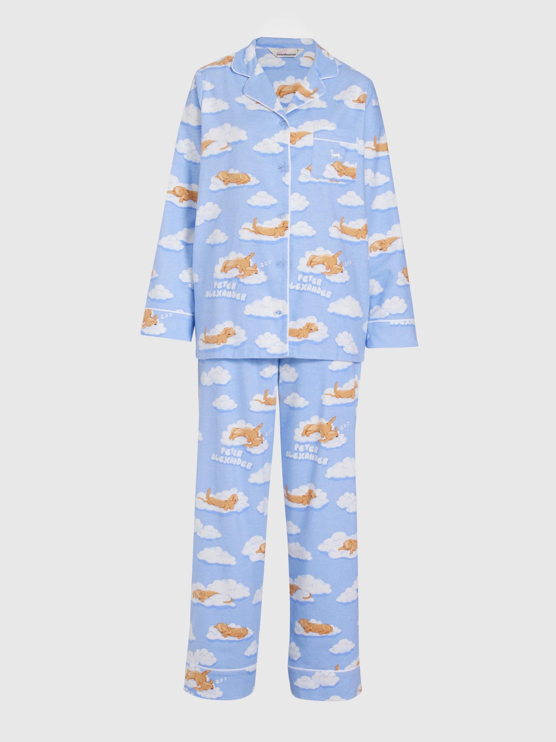 Penny On A Cloud Classic Flannelette Pj Set multi image 4