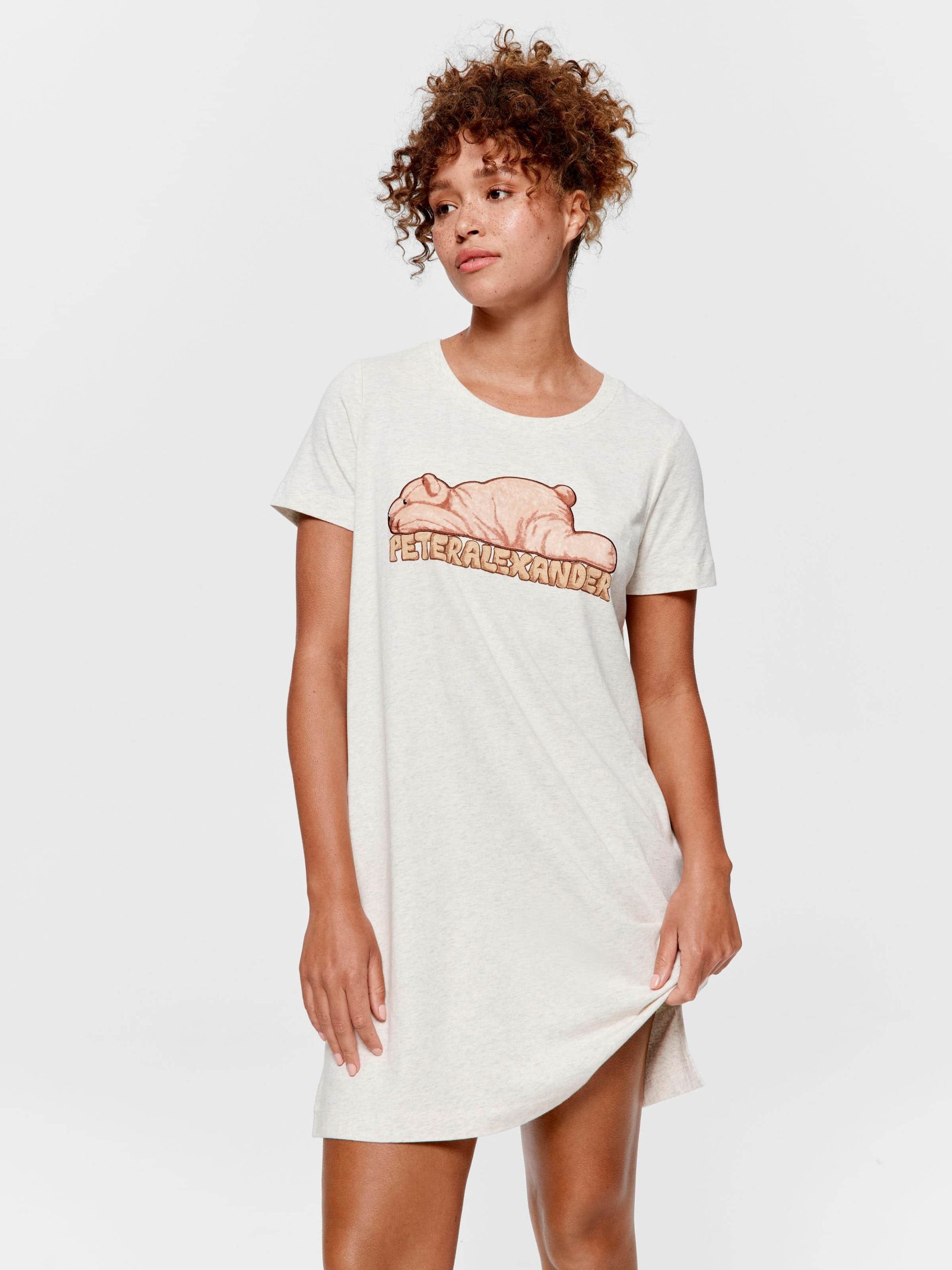 Bear Sleep Tee oatmeal image 0