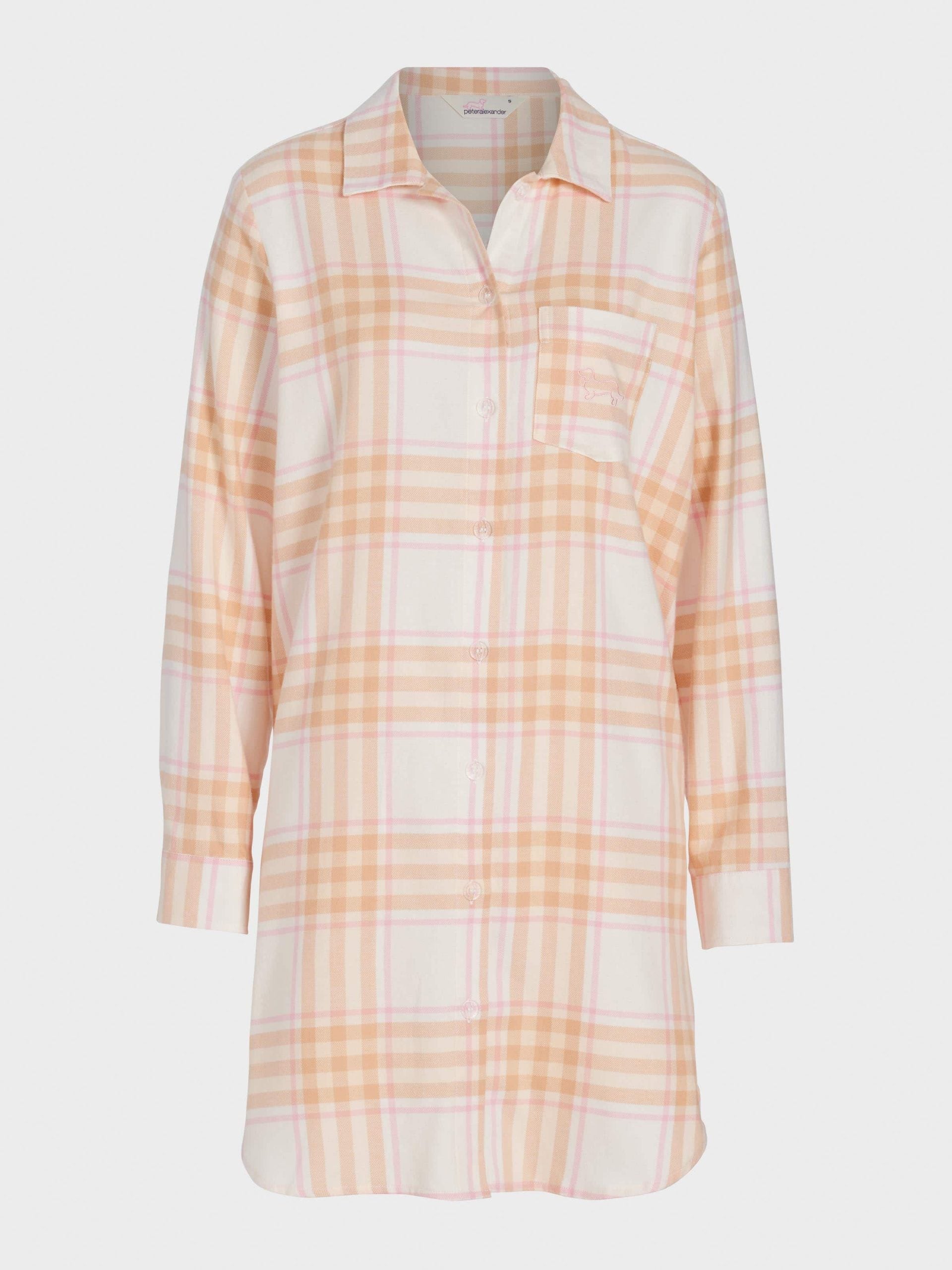 Caramel Classic Flannelette Nightshirt multi image 3
