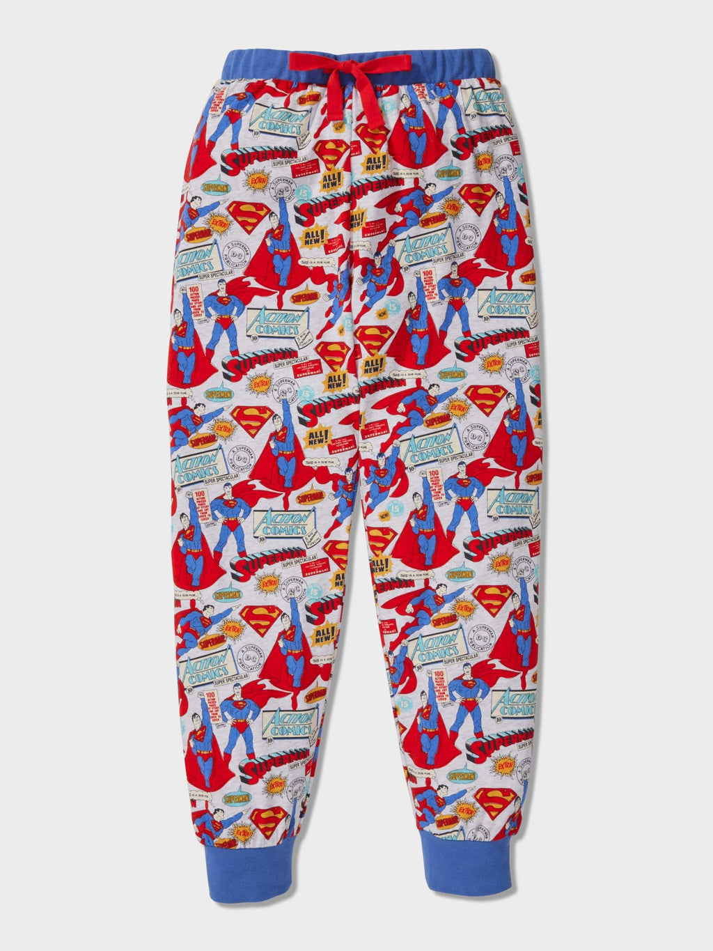 Boys Superman Comic Long Pj Set Multi image 1