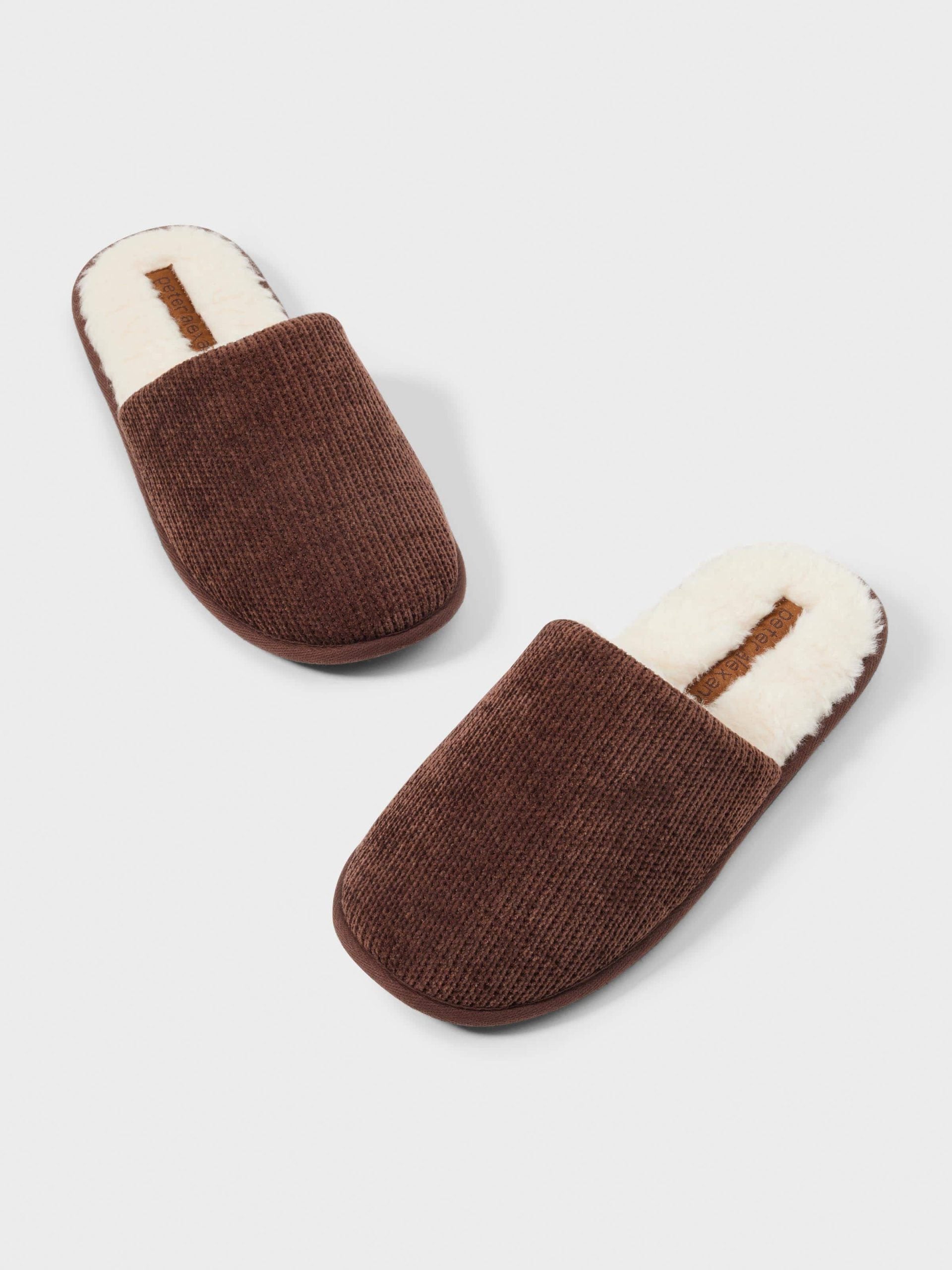 Mens Chenille Slide brown image 0