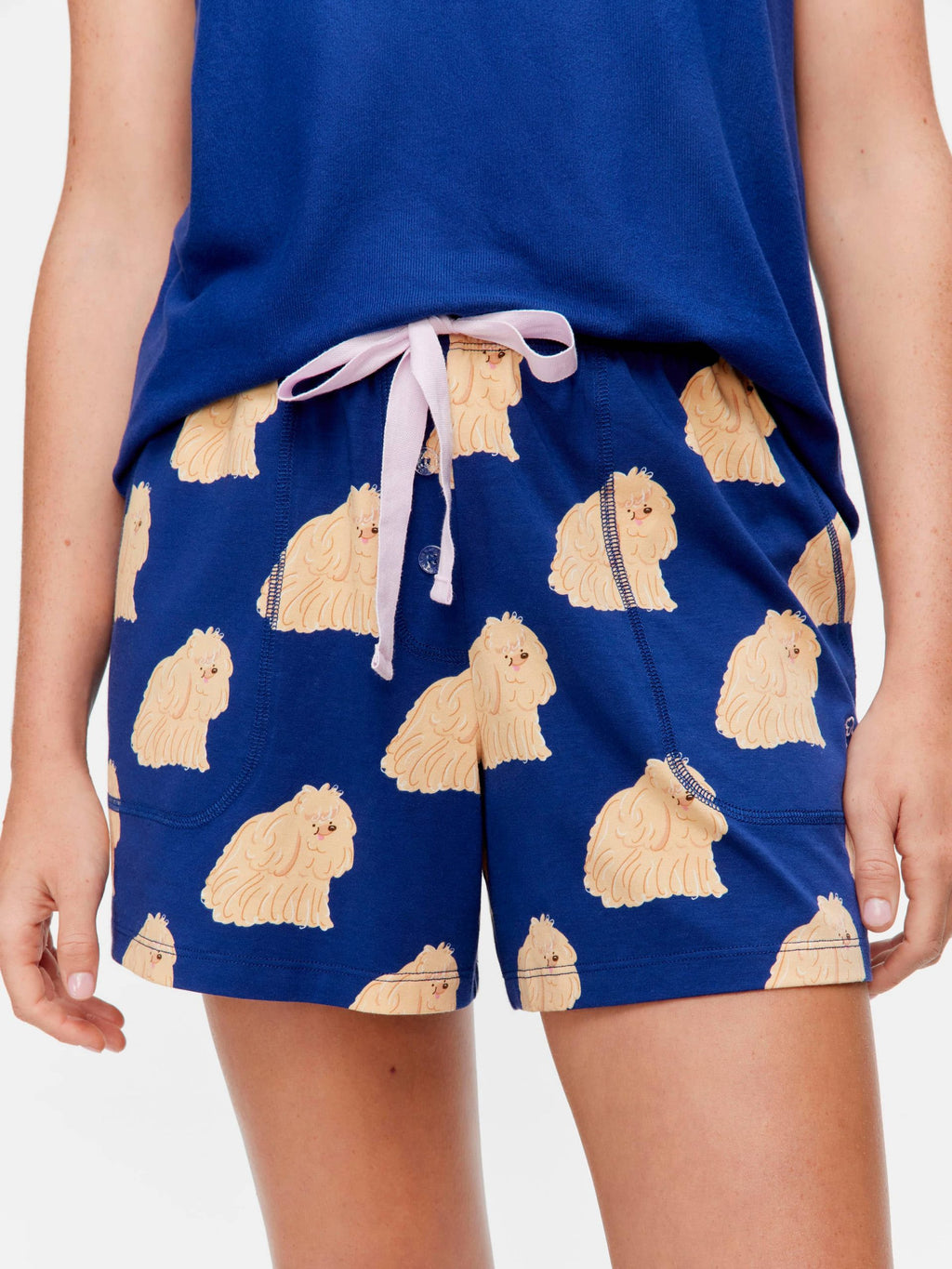 Navy Dog Mid Short multi image 1
