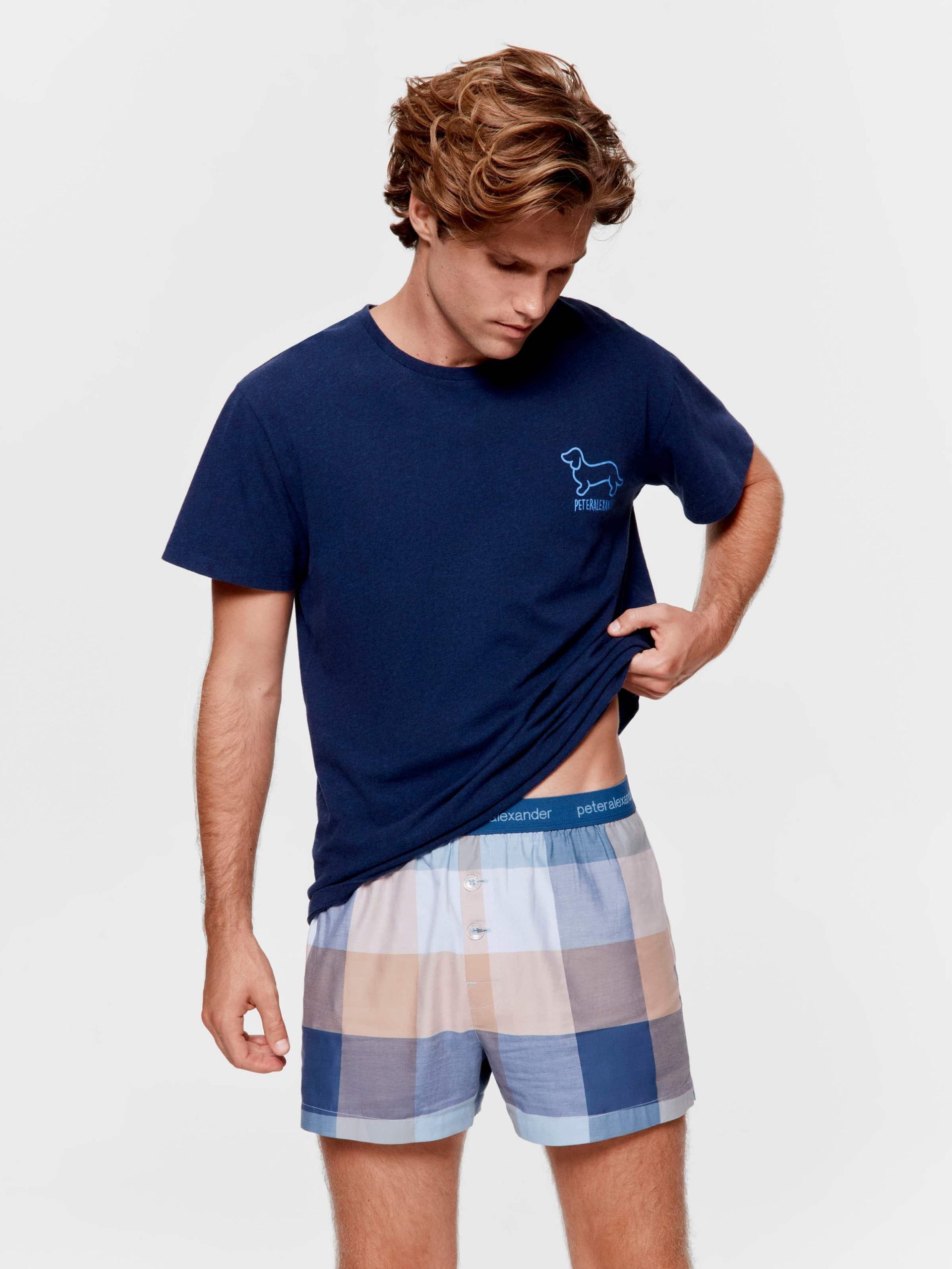 Navy Buffalo Boxer Short multi image 2