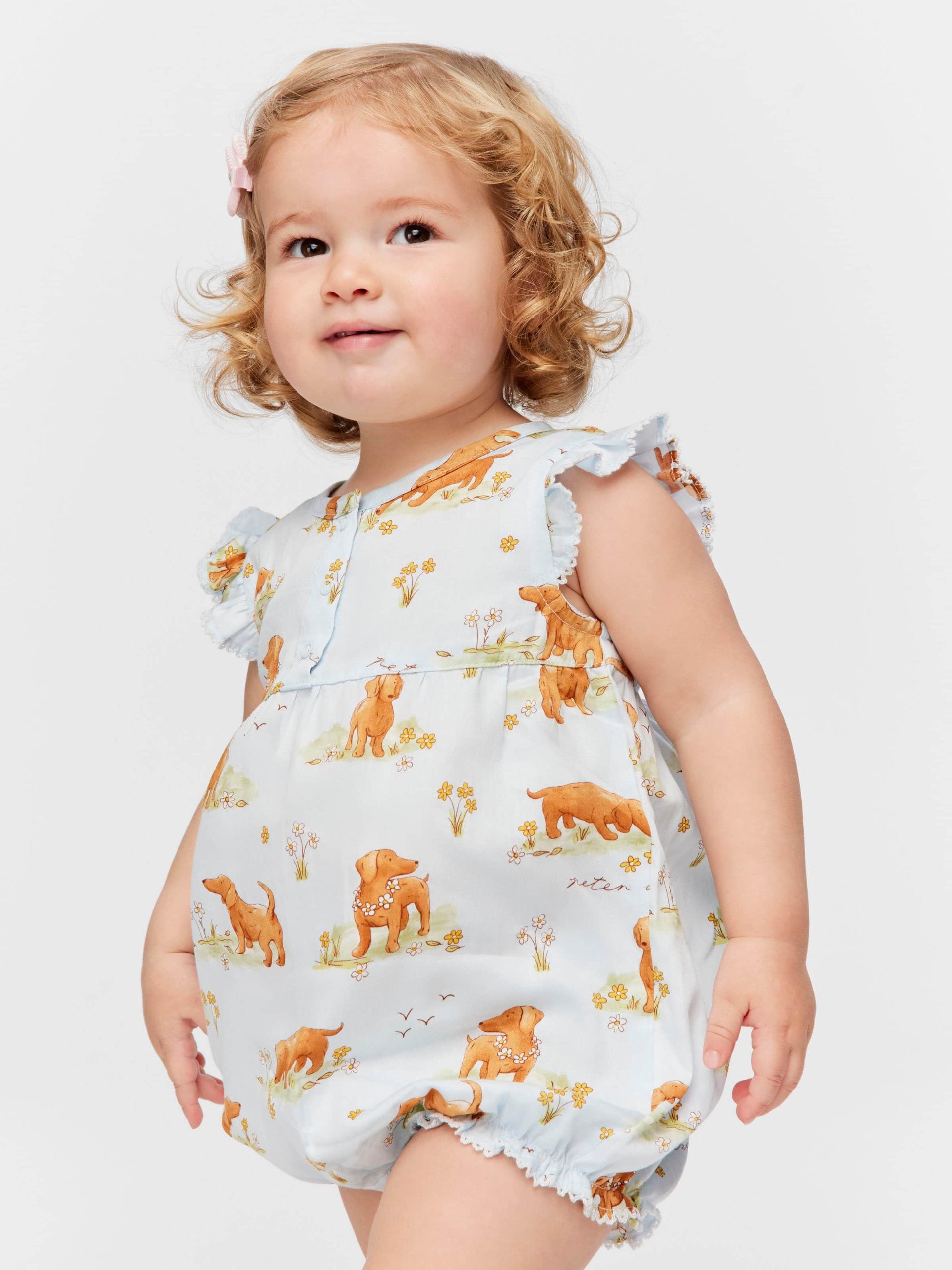Baby Vintage Penny Print Romper multi image 0