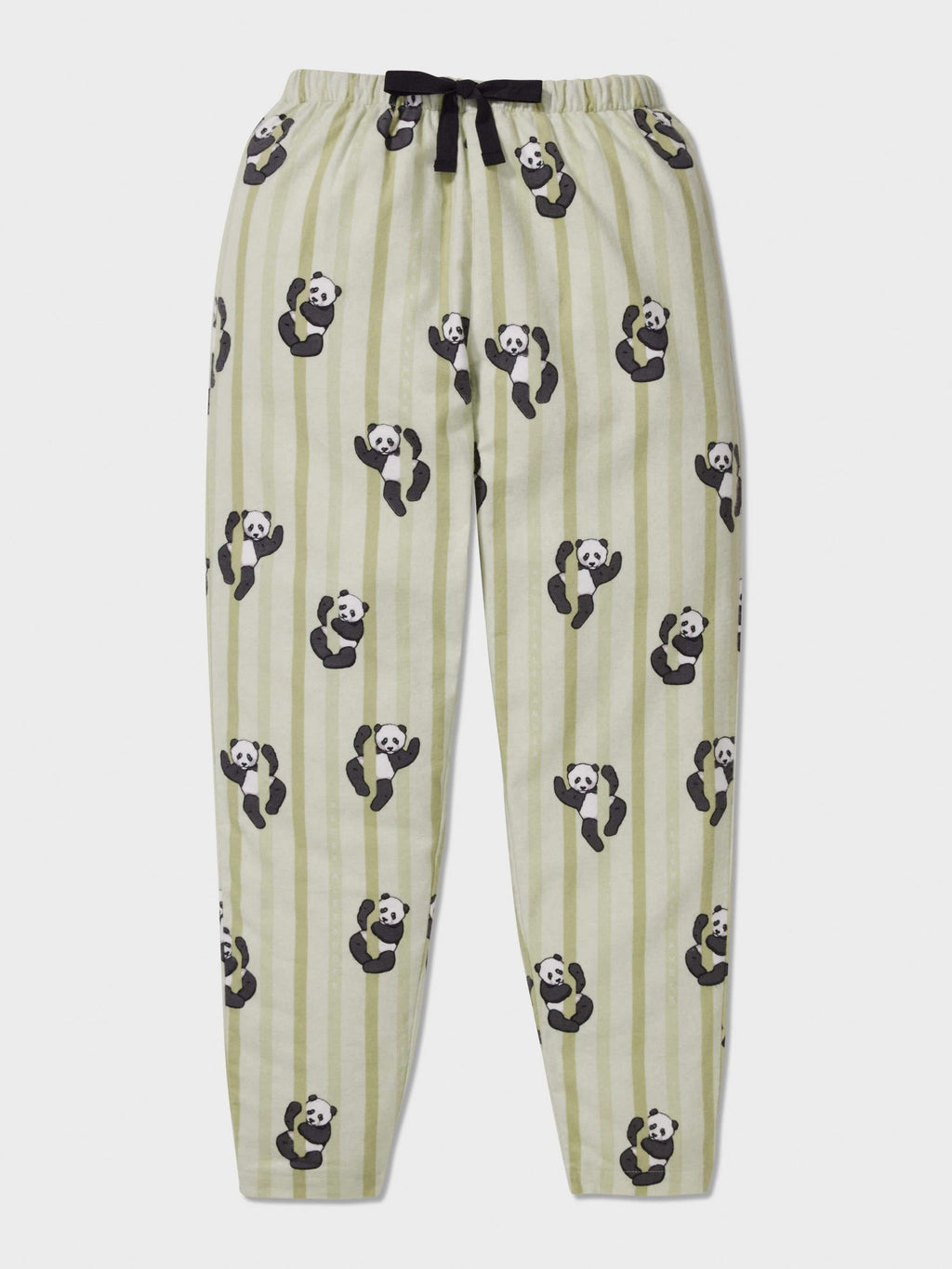 Boys Green Panda Long Pj Set multi image 1