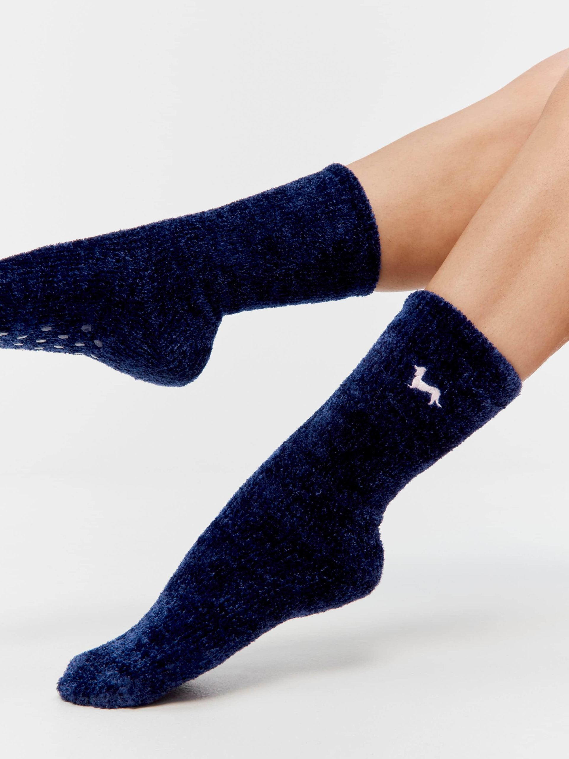 Soft Chenille Navy Mid Sock navy image 0