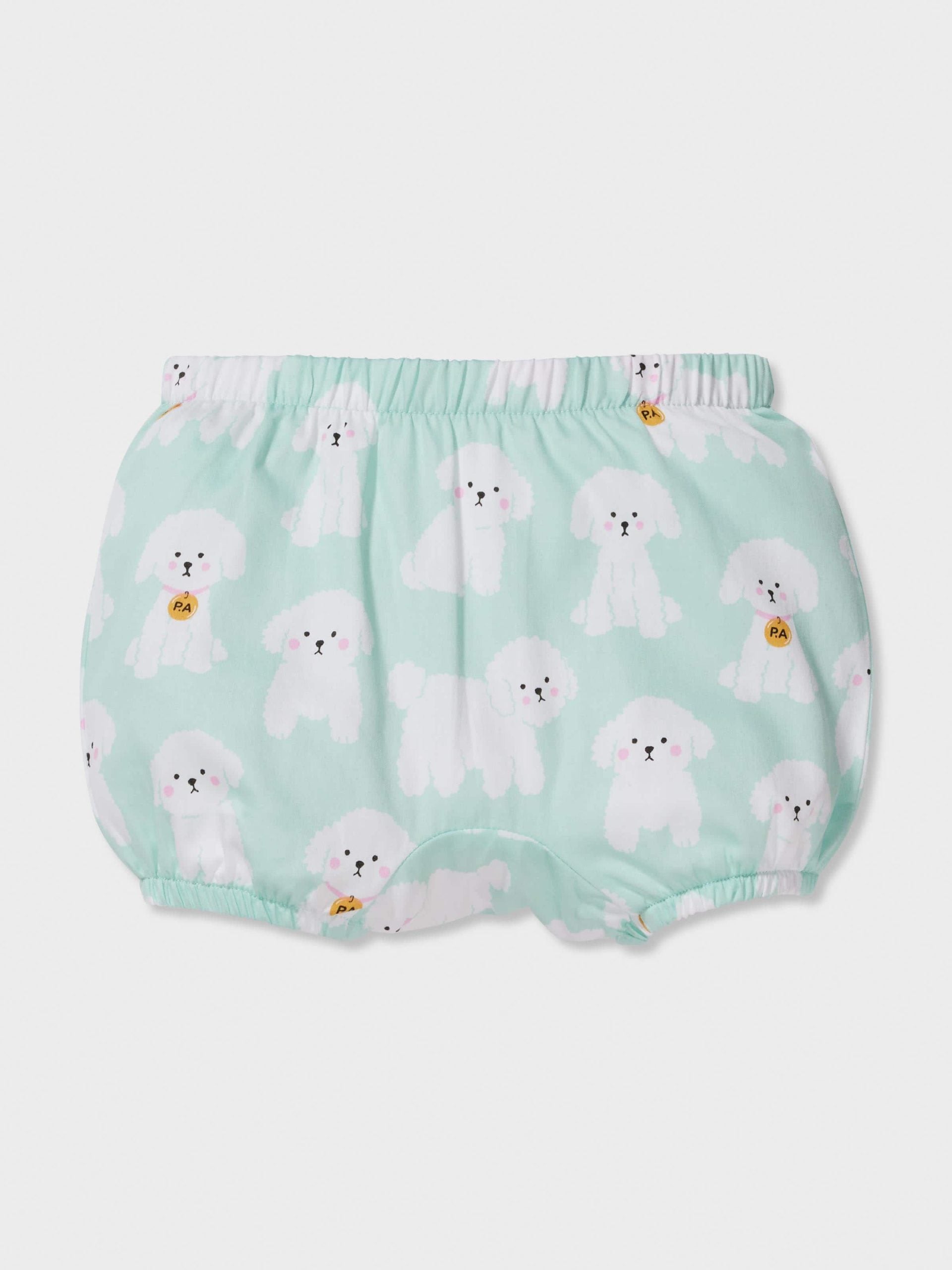 Baby Cute Puppy Pj Set mint image 1