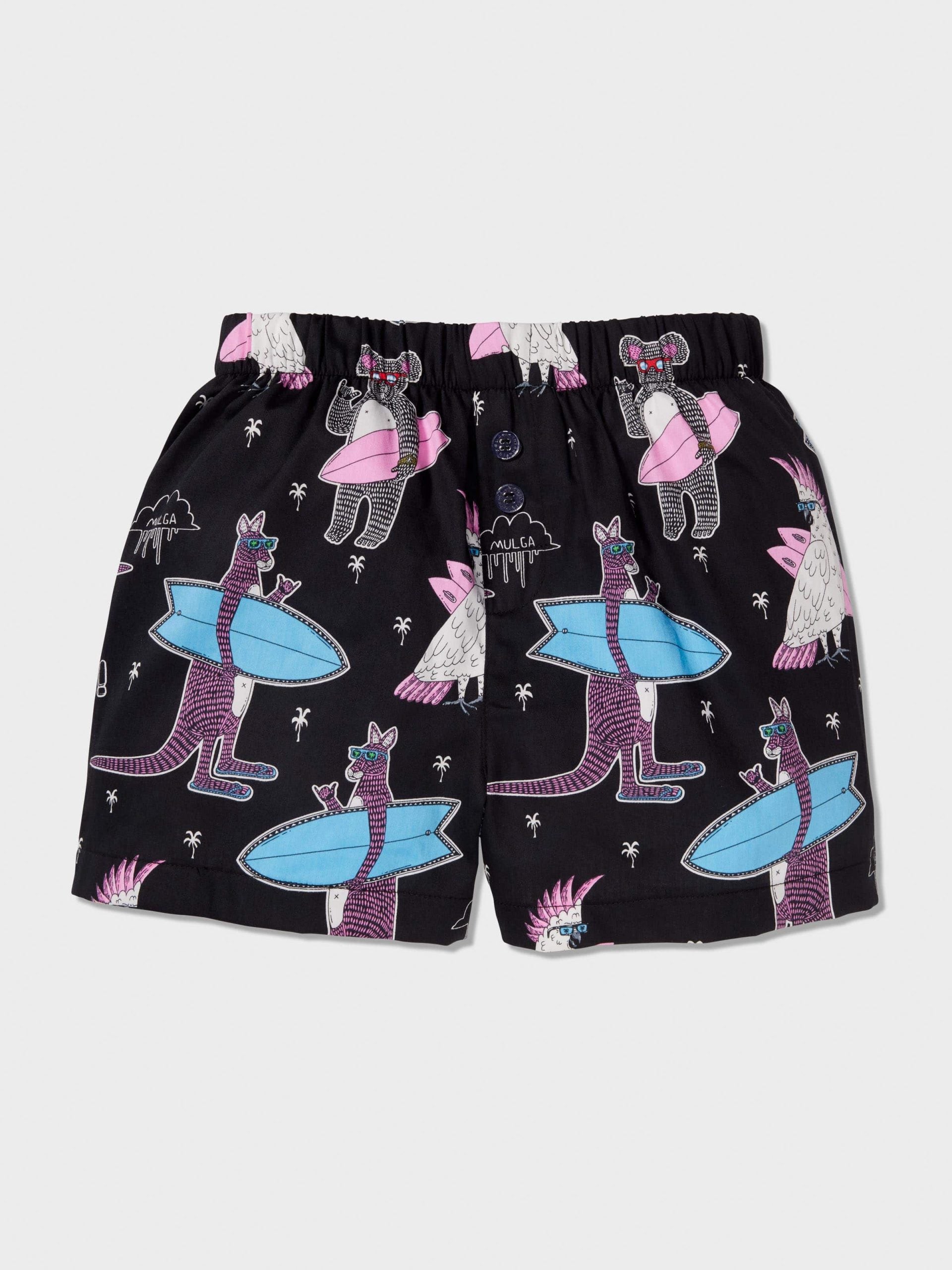 Boys Mulga Print Short Classic Pj Set multi image 3