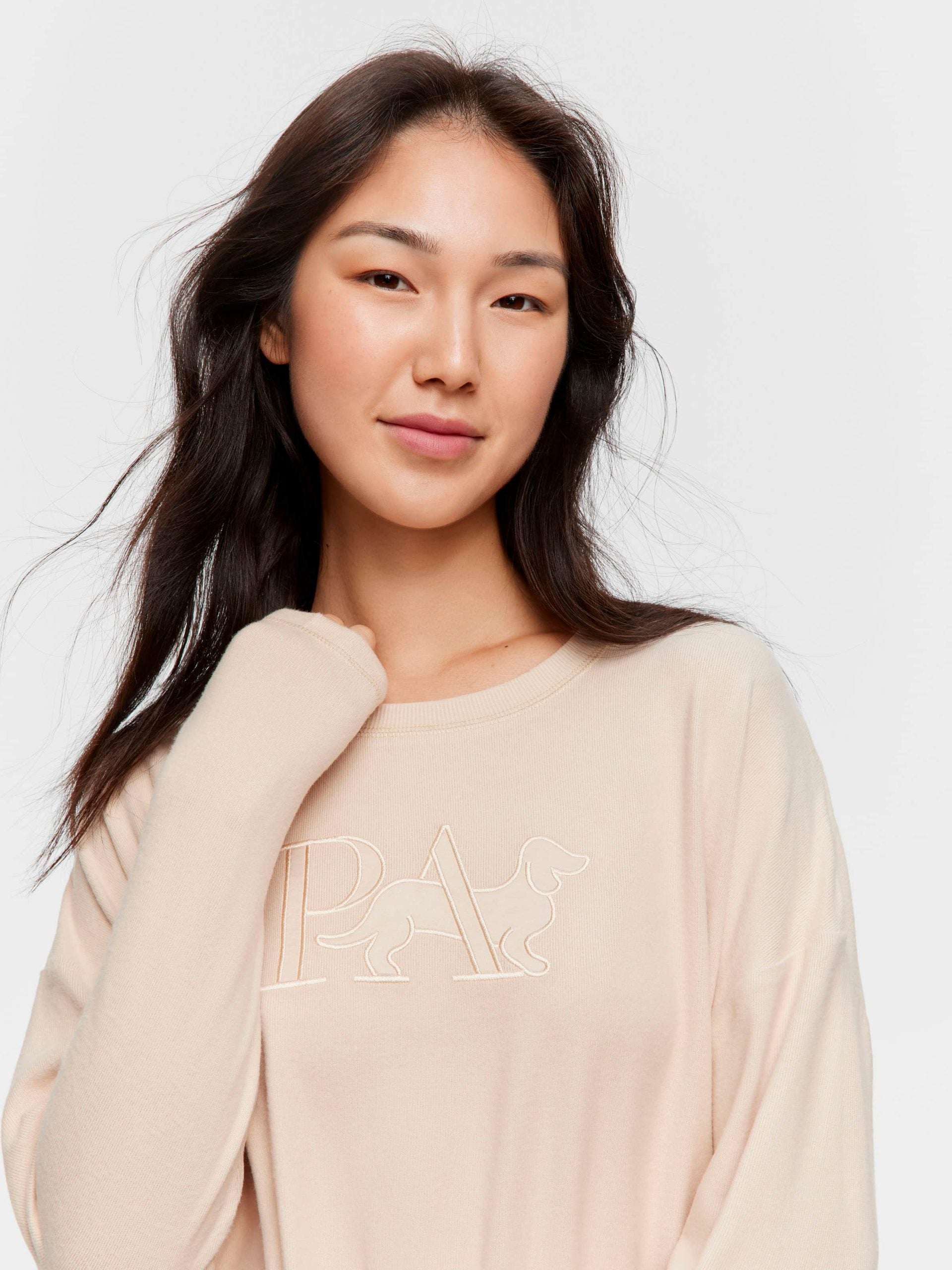 Caramel Plush P.A. Logo Sweater caramel image 1