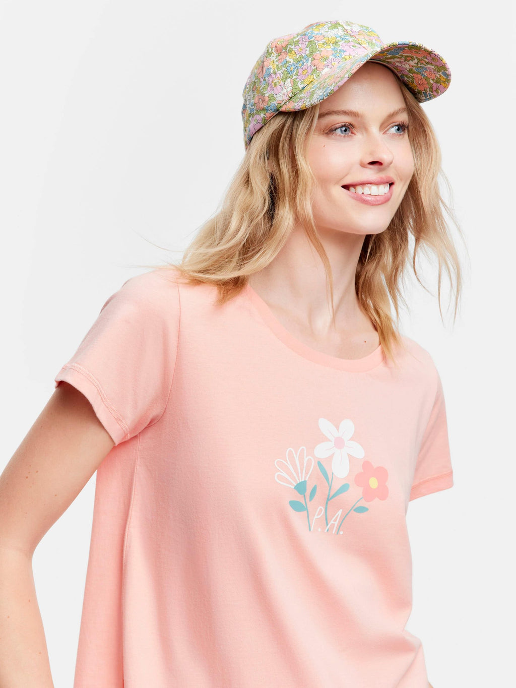 Floral Tee & Pants Pj Set multi image 0