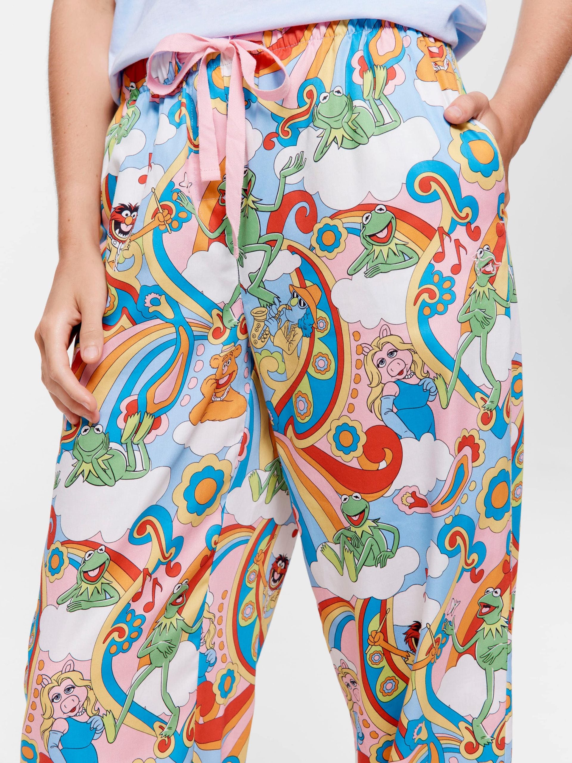 The Muppets Rainbow 100% Cotton Pj Pant multi image 1