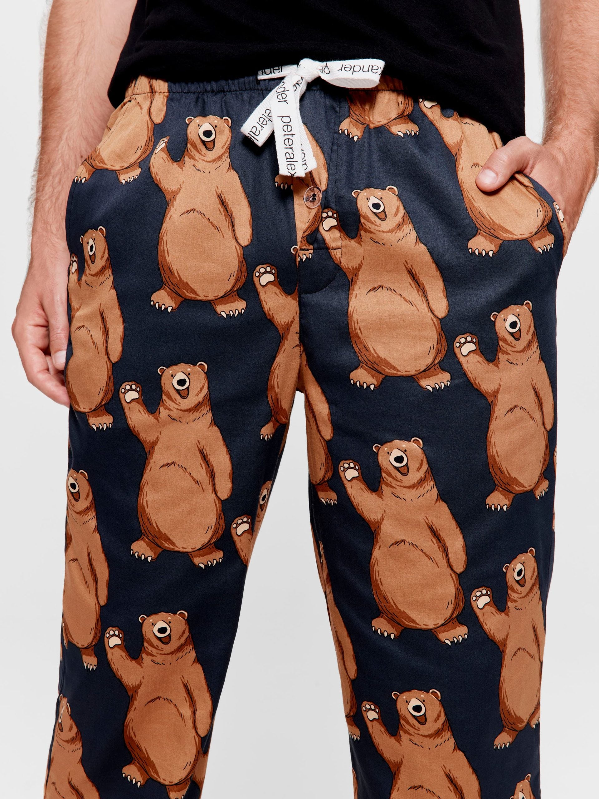 Waving Bear Pj Pant multi image 2