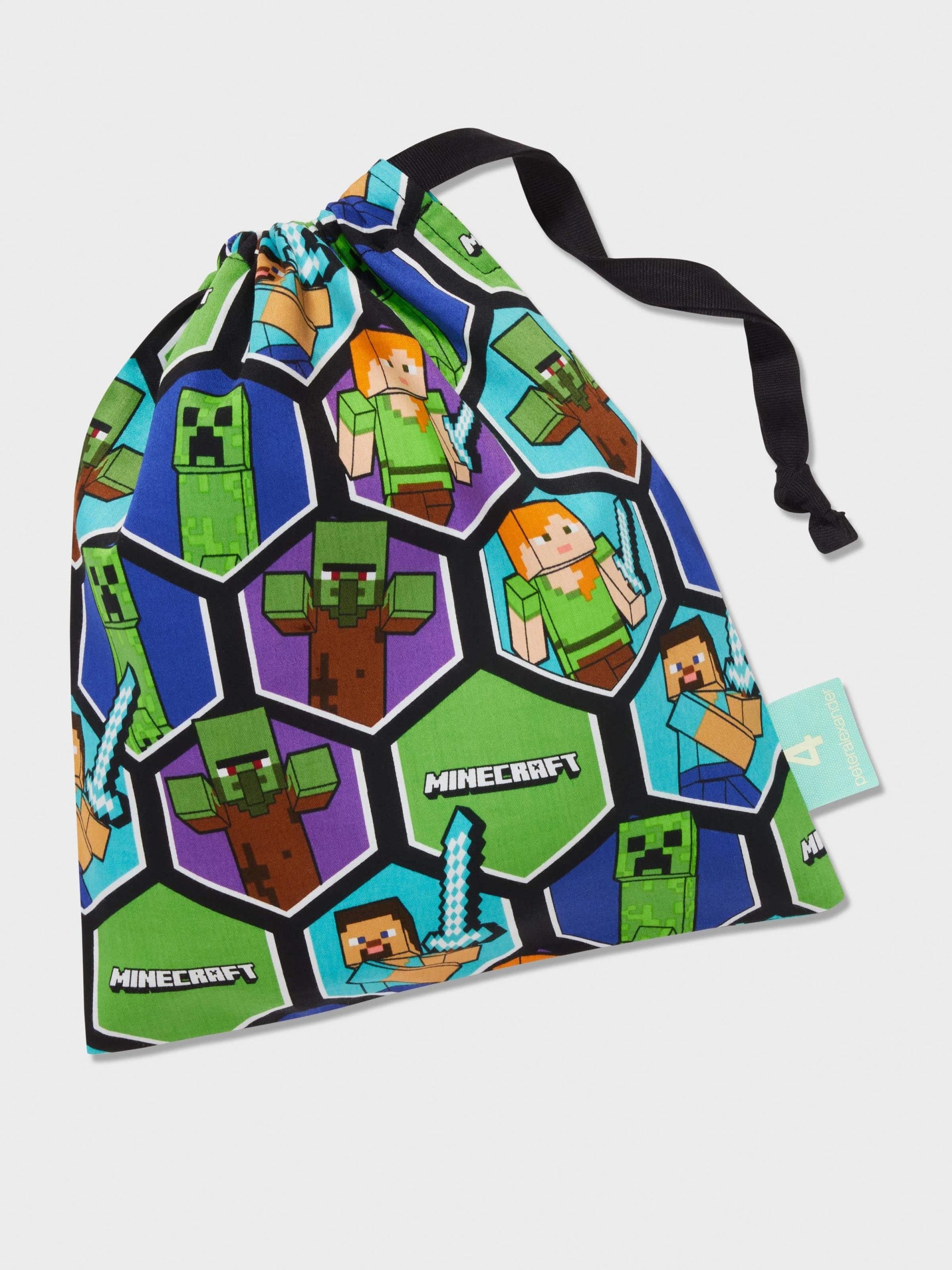 Jnr Boys Minecraft Pj Set multi image 3
